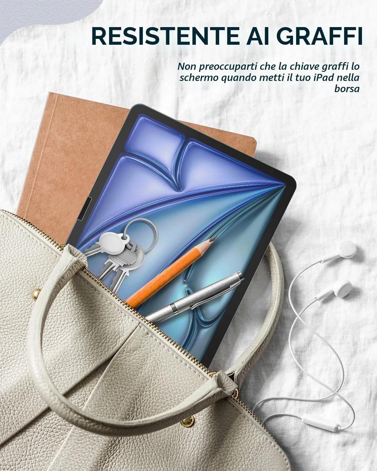 TiMOVO 2 Pezzi Pellicola Protettiva per iPad Air 11 Pollici M4/M3/M2 - immagine 5