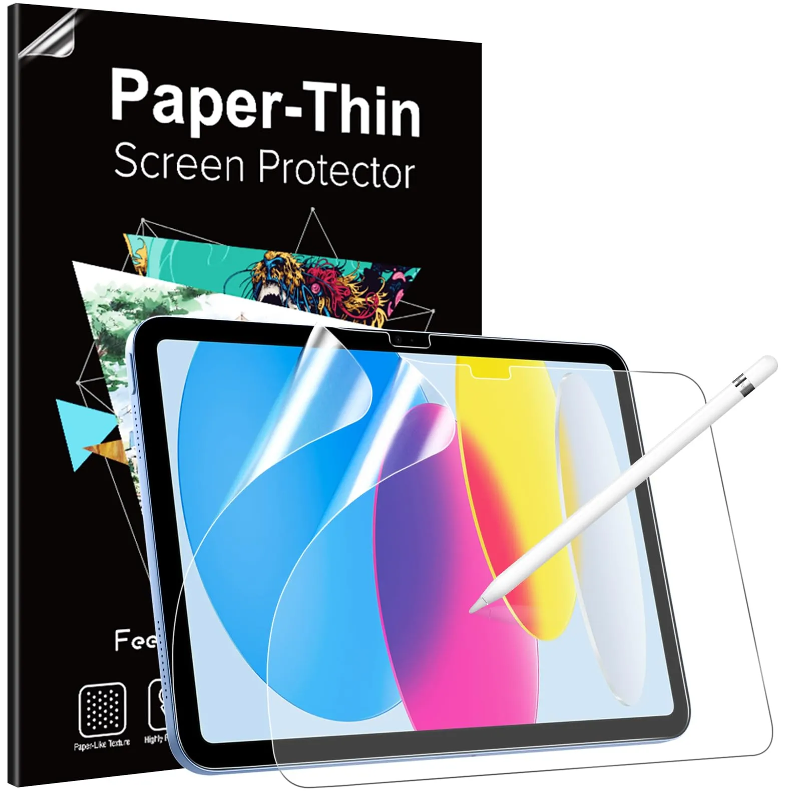 TiMOVO 2 Pezzi Pellicola Protettiva per iPad (A16) 11/10 Generazione - immagine 1