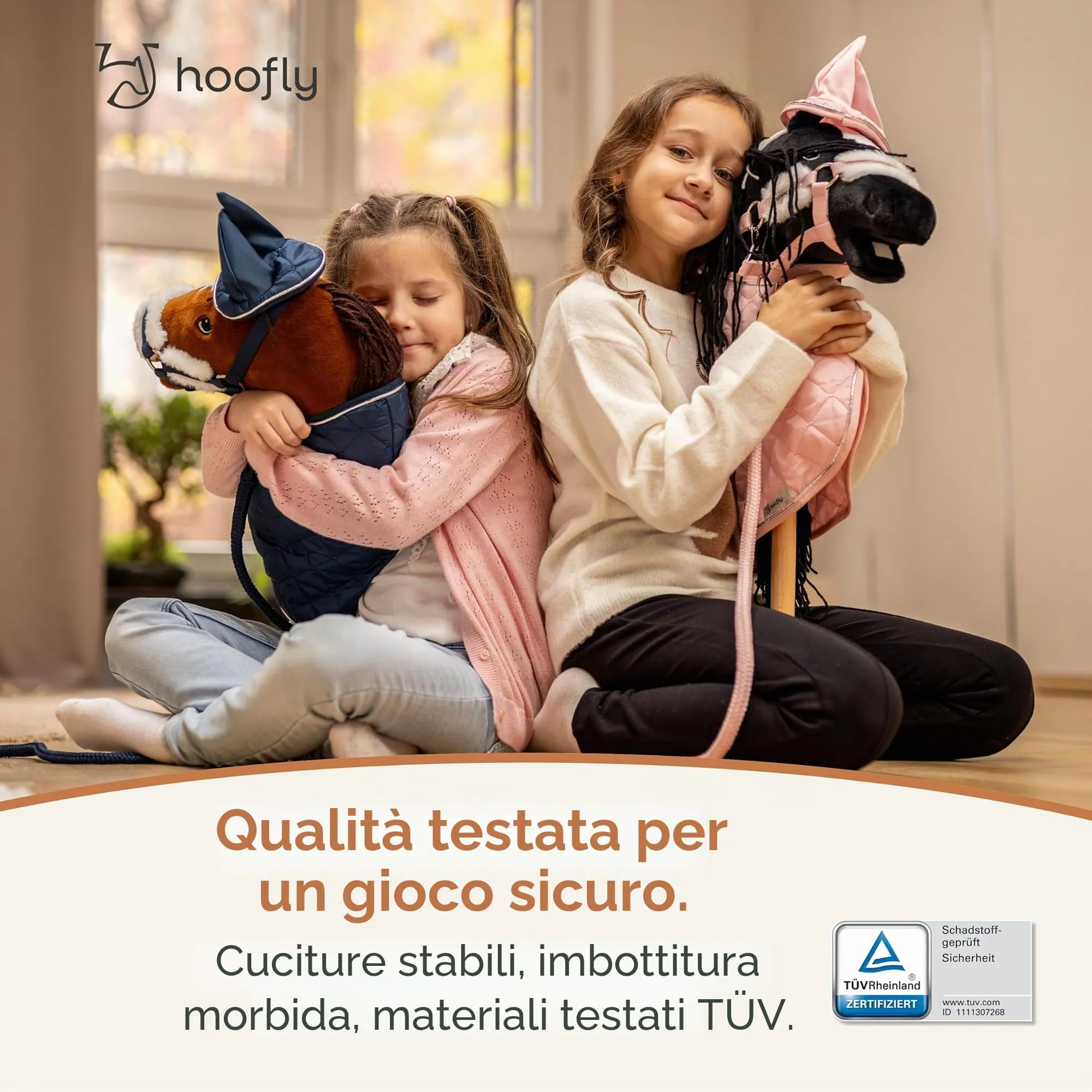 Hoofly Hobby, set di accessori per cavalli, coperta e copertura antimosche in rosa, per cavalli da hobby [approvato TÜV], set di attrezzature di alta qualità, ideale per gioco e allenamento - immagine 3