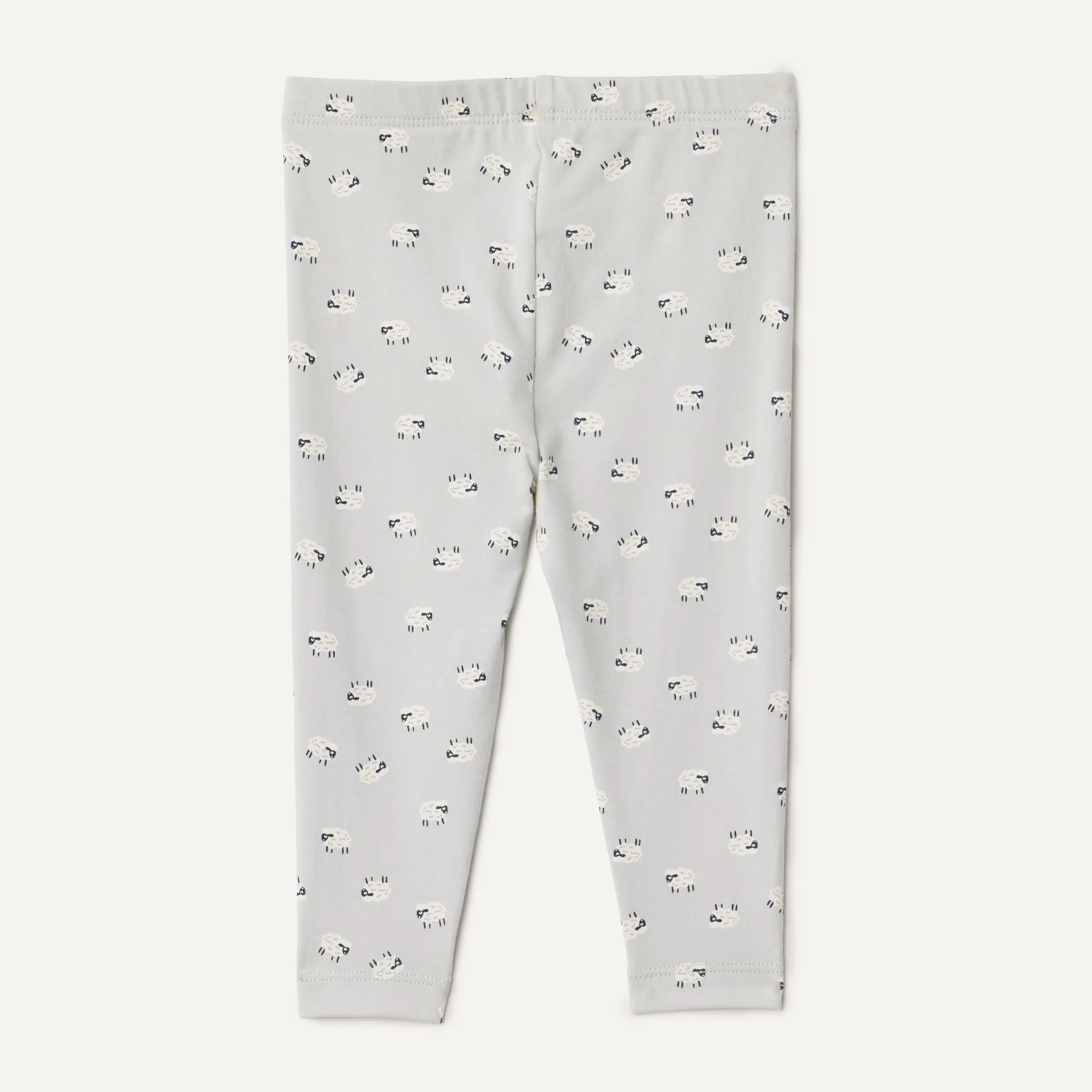 Amazon Essentials x Sofia Grainge Leggings alla Caviglia Traspiranti in Cotone Unisex - Bimbi 0-24, Confezione da 3, Pecore/Righe/Verde Scuro, 6-9 mesi - immagine 5