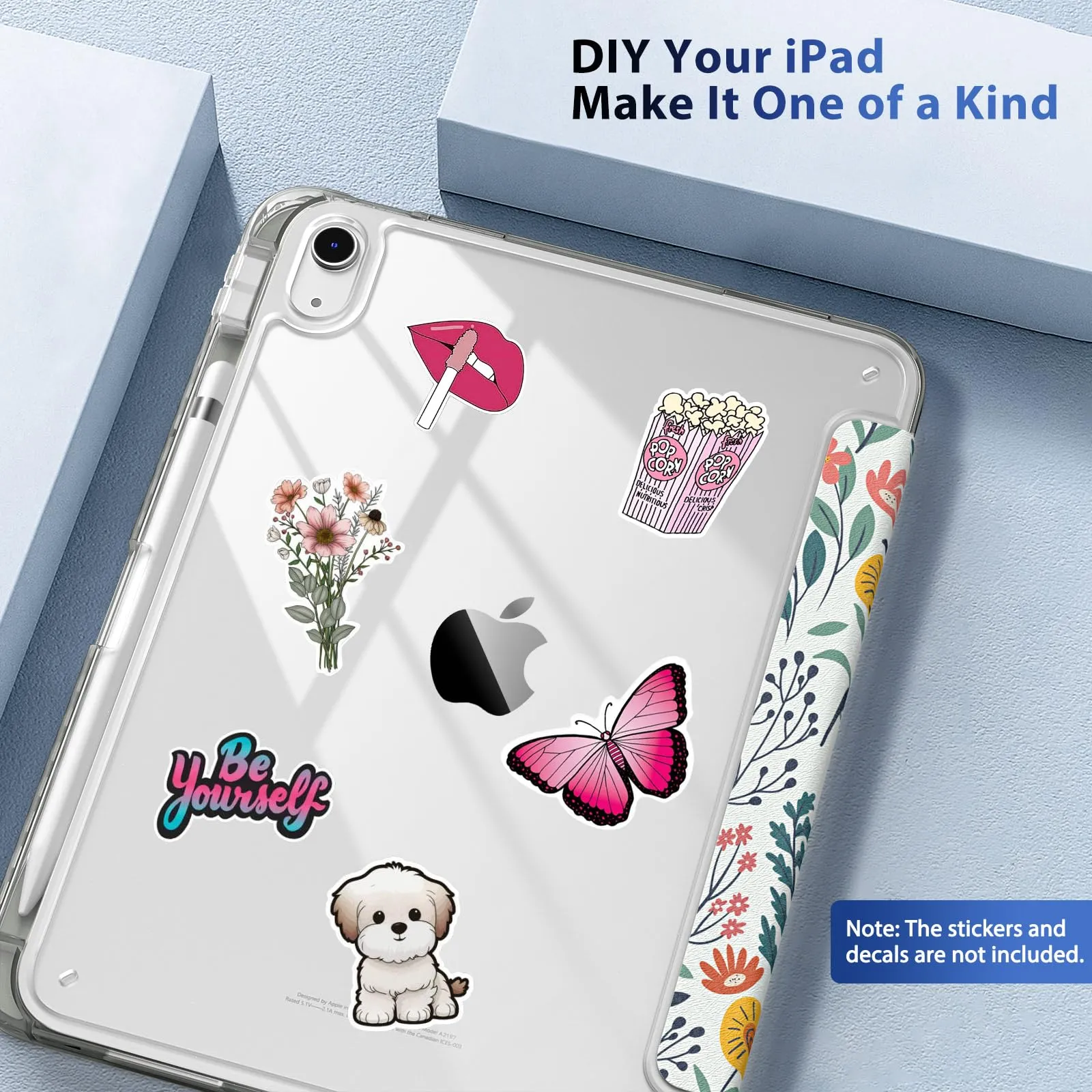 TiMOVO Cover per iPad A16 11. Gen 11"&10. Gen 10,9", Fiori - immagine 6