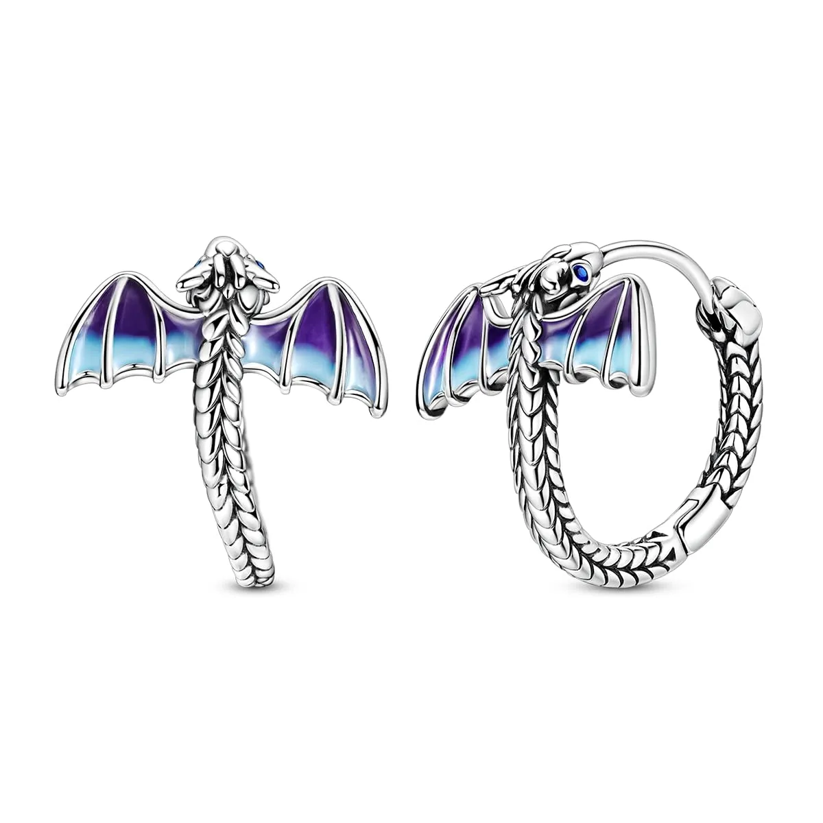 QIKAOLA S925 Orecchini in argento da donna Orecchini a cerchio ipoallergenici Orecchini Huggie con zirconia cubica - immagine 1