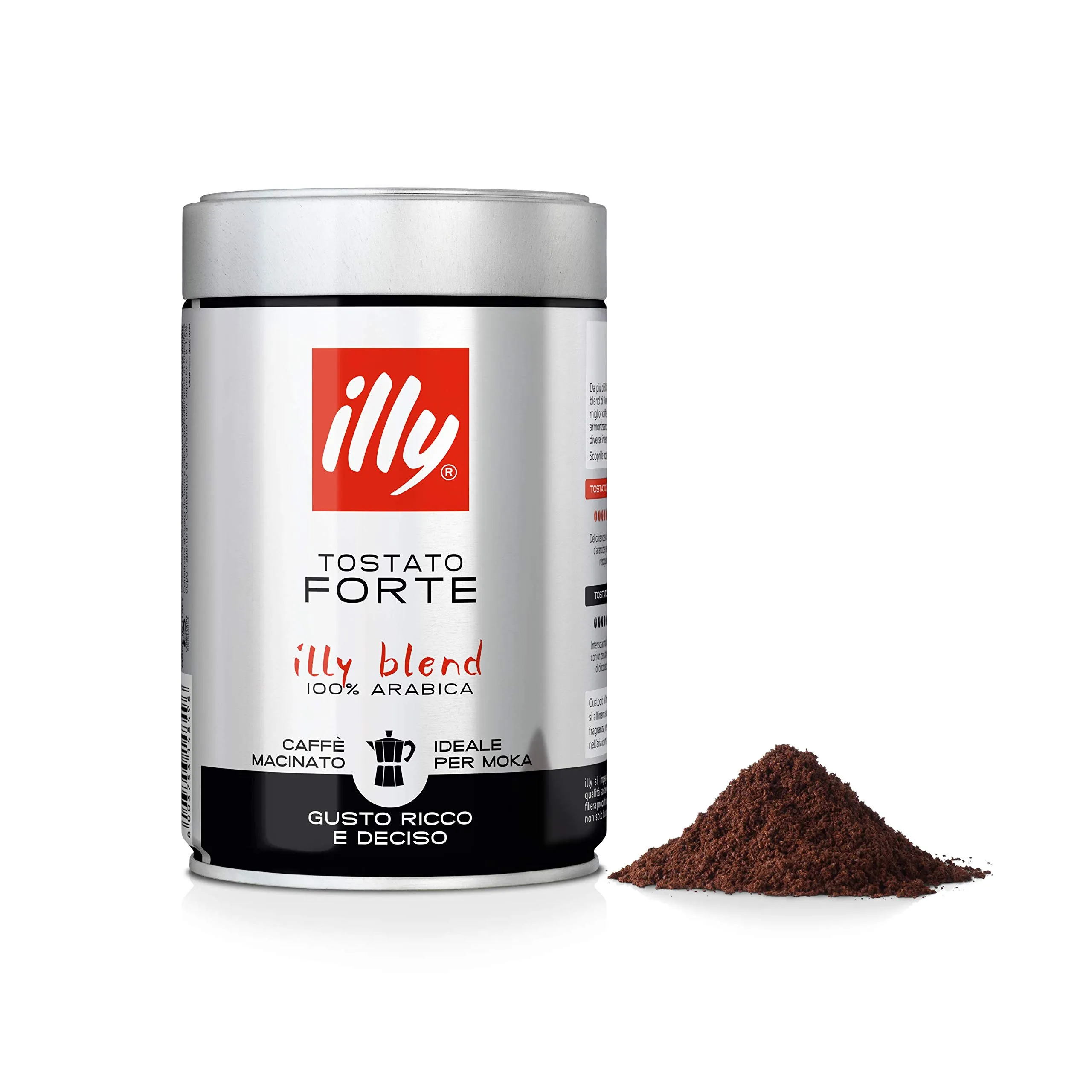 illy Tostato Forte Caffè Macinato Moka, 12 Barattoli da 250 g - immagine 2