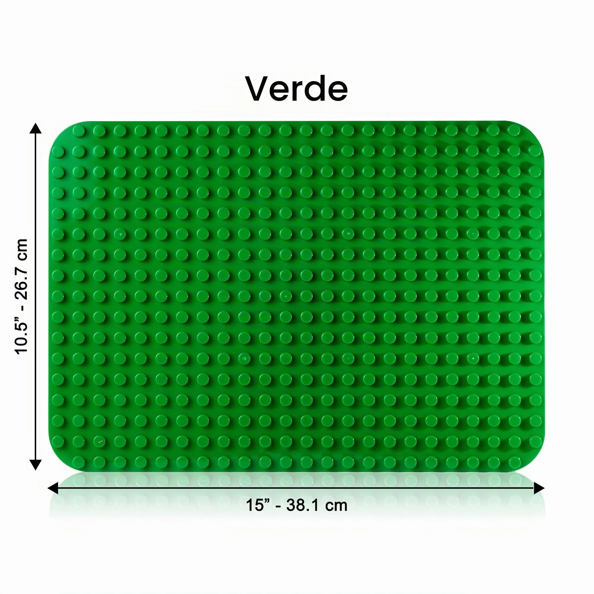 4 Verde Piastre di Base di Grandi Blocch, 38,1 cm x 26,7 cm - immagine 2