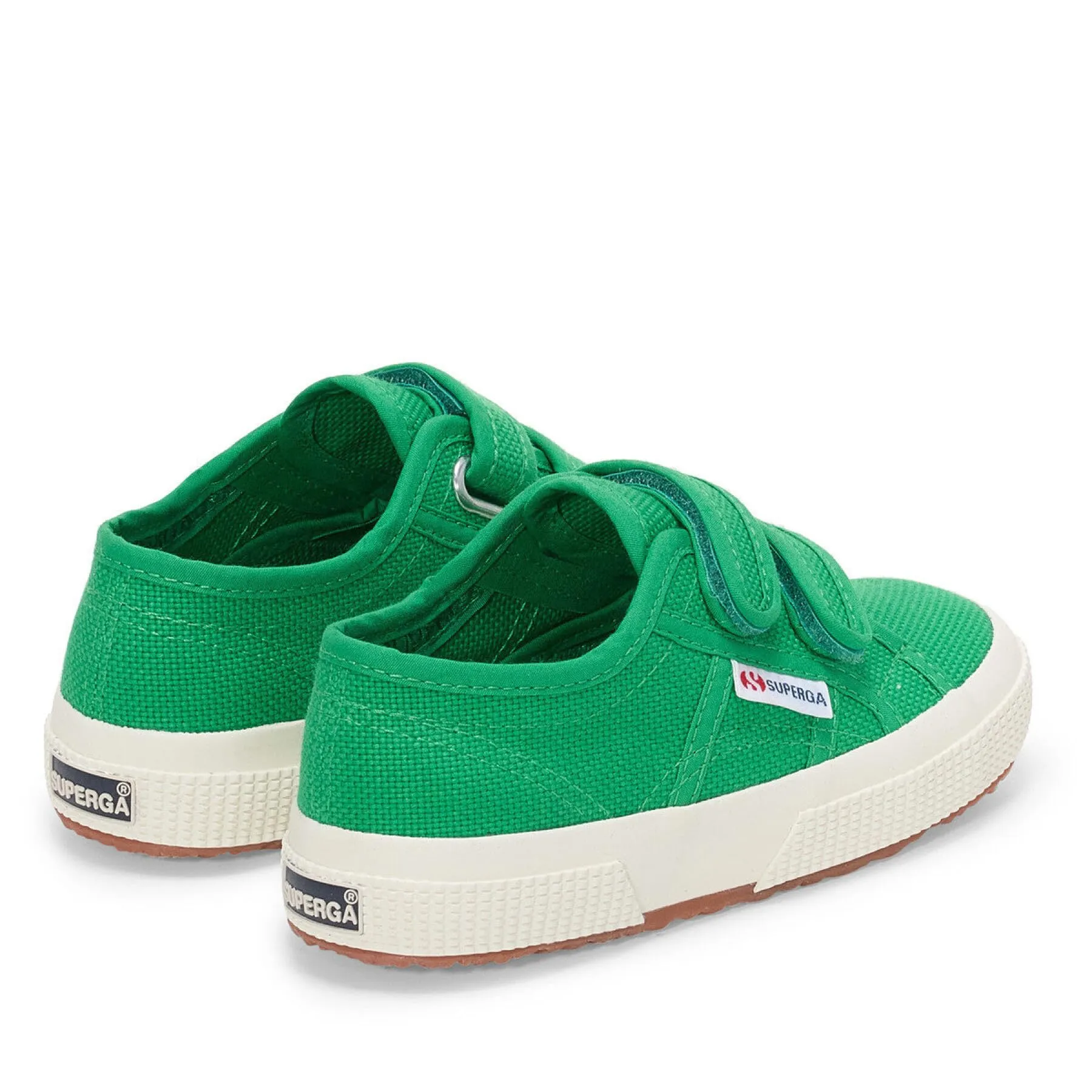 Superga - Sneaker per bambini 2750 Jstrap (27,5 EU) (grigio-verde scuro/Avorio) - immagine 3