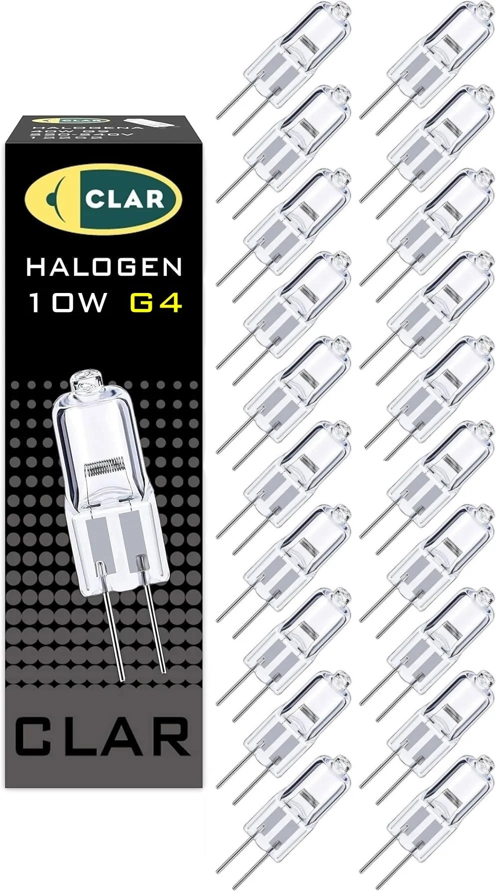 CLAR - Lampadina G4 alogena 10W 12V (Pack 20) - immagine 1