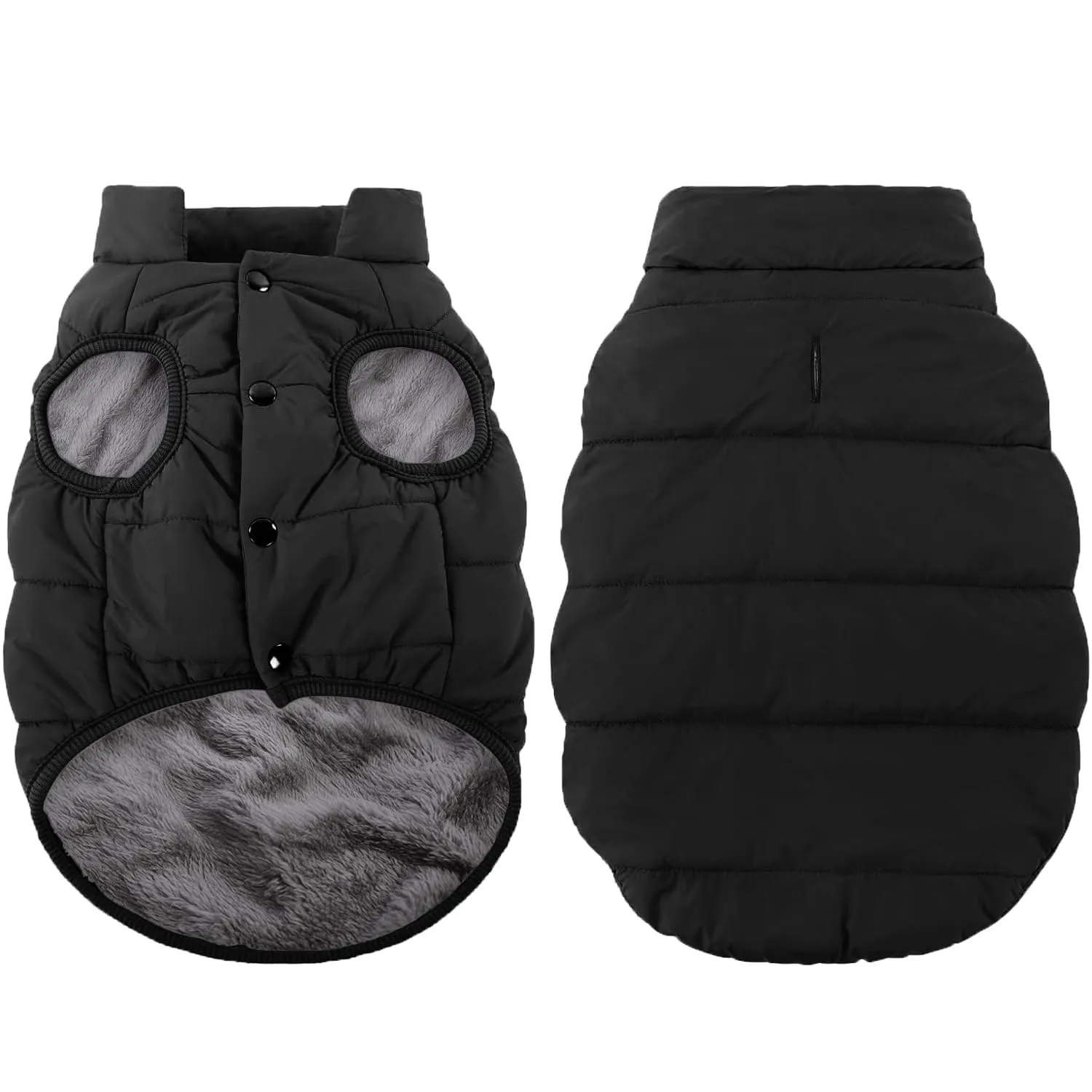 ASENKU Cappotto Inverno per Cane Taglia Piccola S, Impermeabile & Pile Artica, Bottoni Ventre e Apertura Guinzaglio, Giacca Cane Invernale per Yorkshire Bichon, Uscite Ricreative Invernali Fuori Casa - immagine 1
