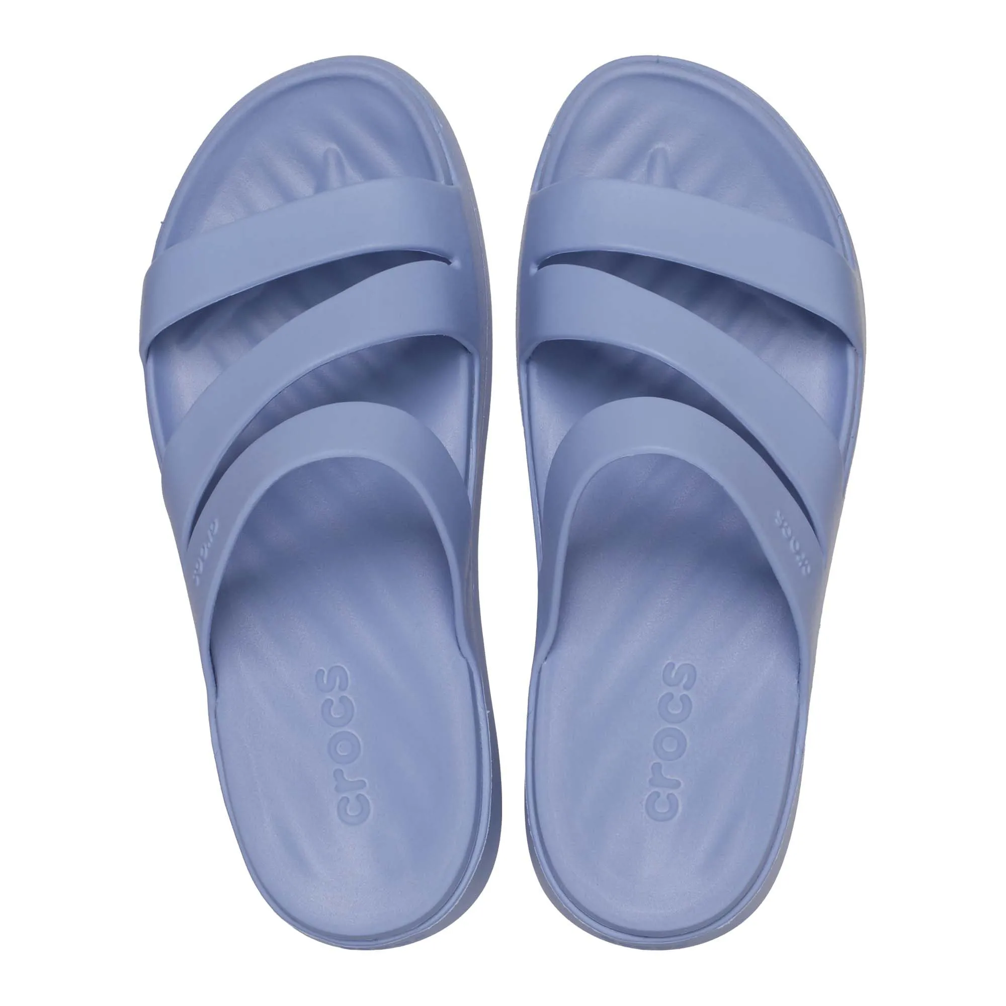 Crocs Sandali da donna Getaway con cinturino, Blue Haze, 11 - immagine 4