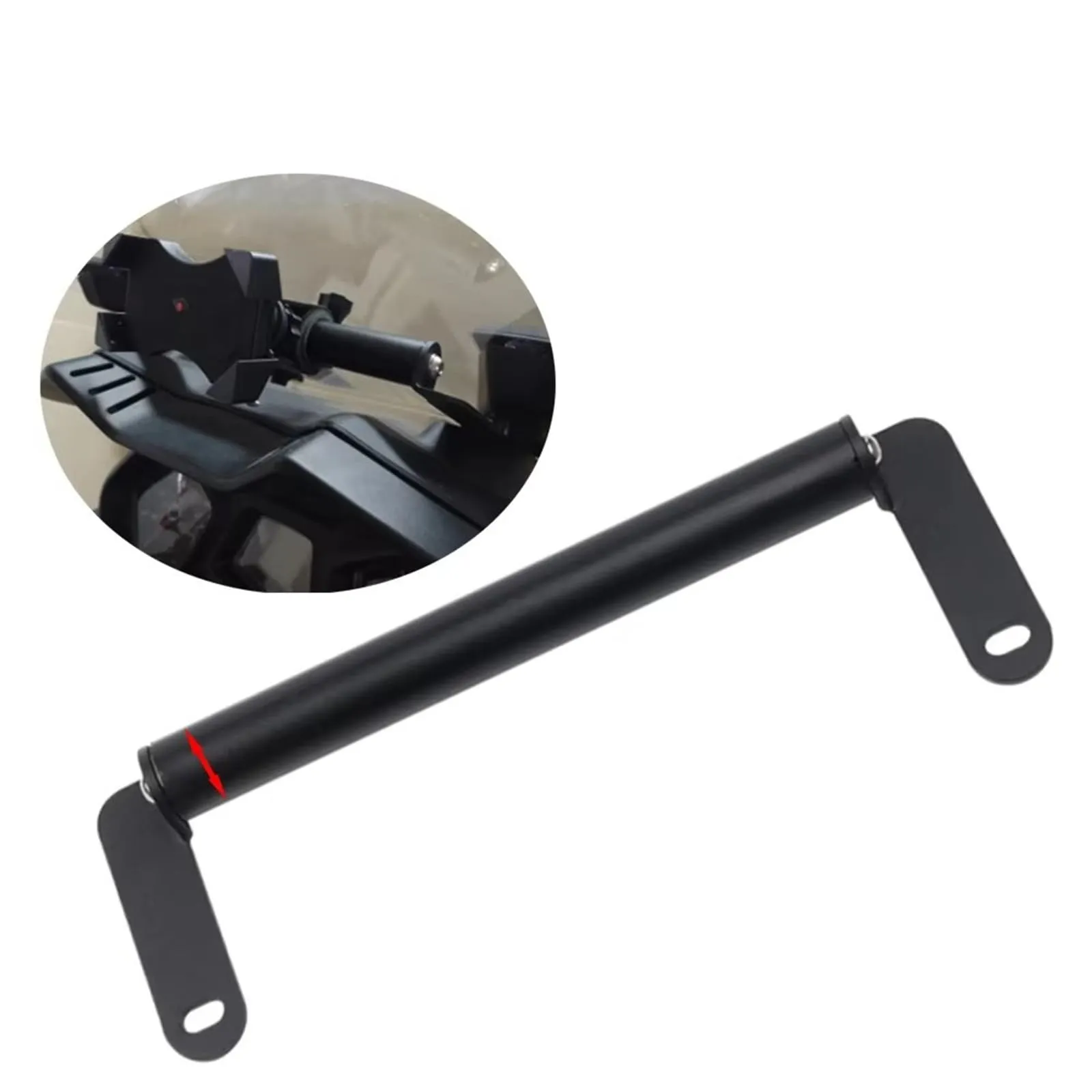 DHDYJSA Moto Mobile Staffa Staffa Navigazione Telefono per SYM per JOYMAX per Z 300 per CRUISYM 300 2018 2019 Accessori Supporto Navigatore Moto Targa GPS Cellulare - immagine 3