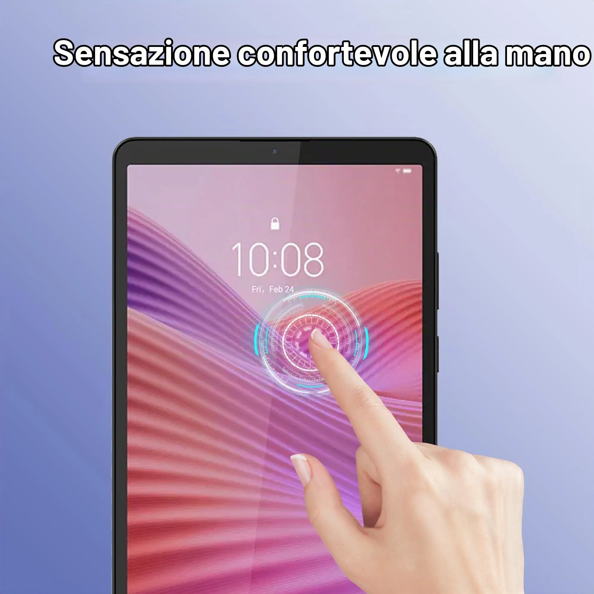 CAUHENYEE Pellicola Protettiva per Lenovo Tab One 8.7" Vetro Temperato, AntiGraffio - immagine 3