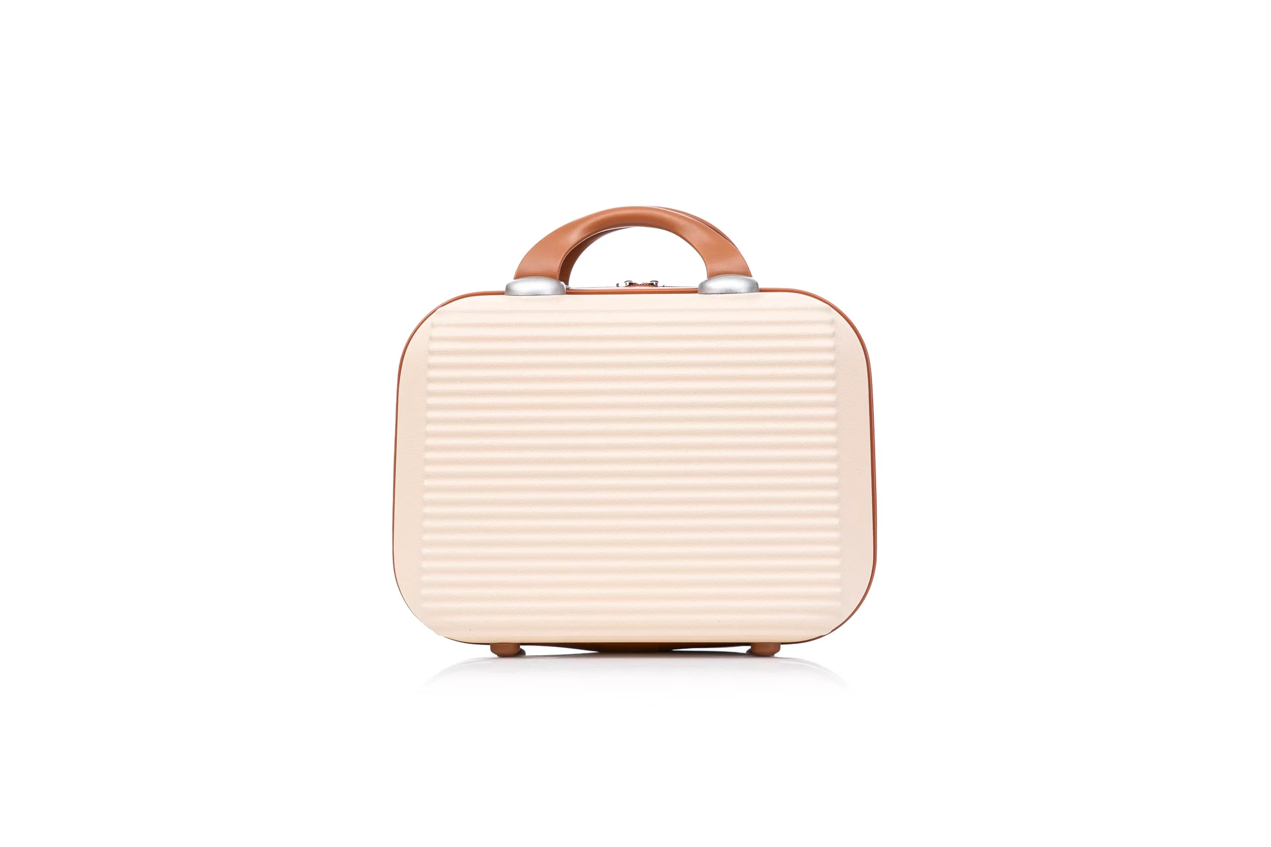 CELIMS - Valigia 35 cm Trousse da Toilette Donna Viaggio | Trousse da Toilette Uomo Viaggio | Vanity Rigido Viaggio Leggero con Organizzatore Interno | Trousse per Maquillage | Crema - immagine 2