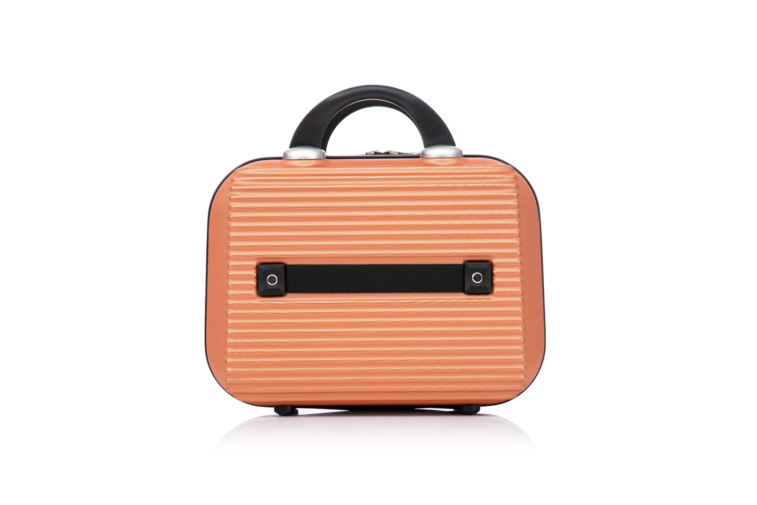 CELIMS - Valigia 30 cm Beauty Case Donna Viaggio | Vanity Rigido Leggero con Organizzatore Interno | Trousse Trucco | Diverse Misure e Colori | Corallo - immagine 3