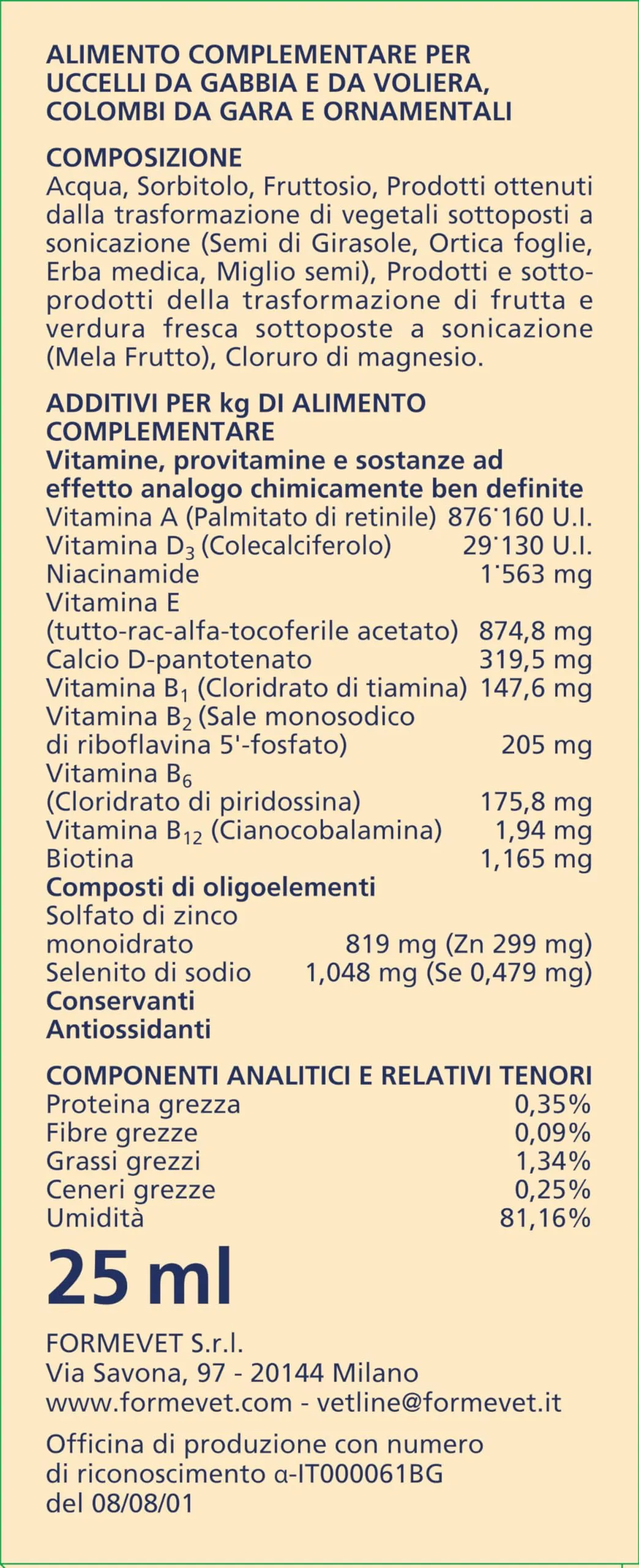 Piumedoro Piumedoro Tuttovitamine, 25 ml - immagine 6