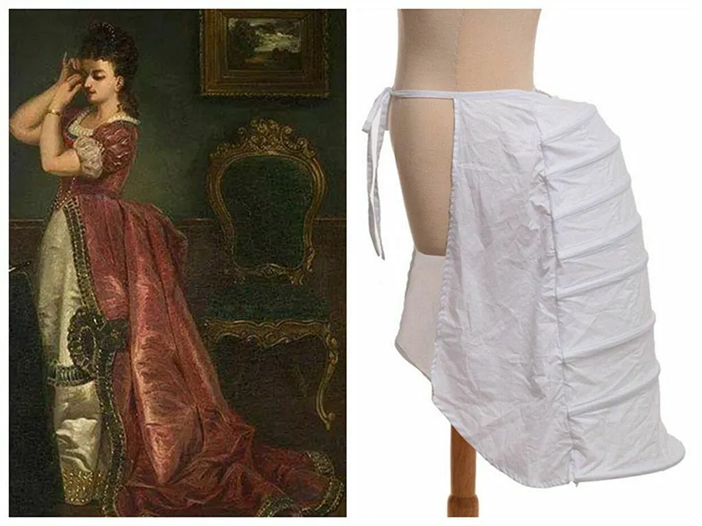 GRACEART Da Donna Vittoriano Crinolina Cerchio trambusto Gabbia Borsa (Stile-03) - immagine 5