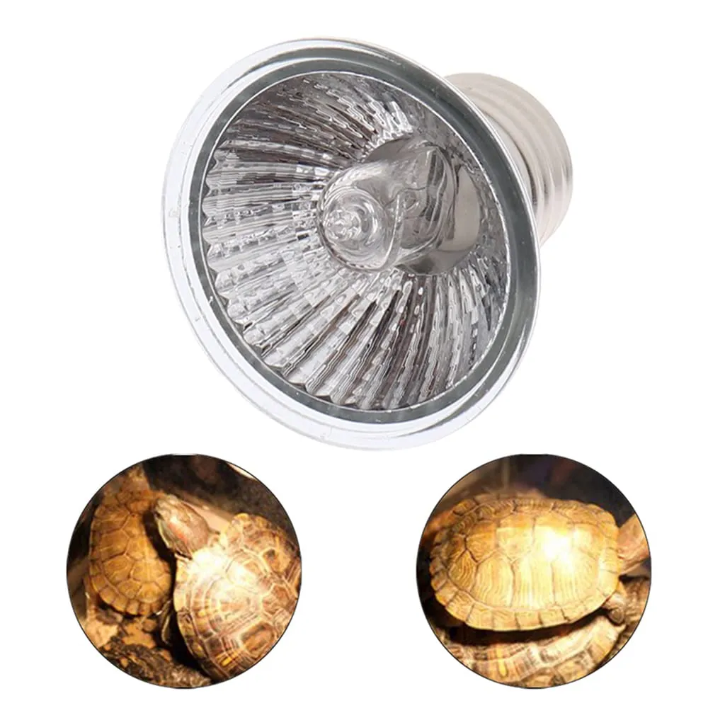 NEWFUN Lampada termica a forma di tartaruga, 6 pezzi, E27, 75 W, dimmerabile, 220 V, UVA + UVB, lampada da sole a spettro completo, per Lizard, rettili, acquari, tartarughe, anfibi, ecc - immagine 7