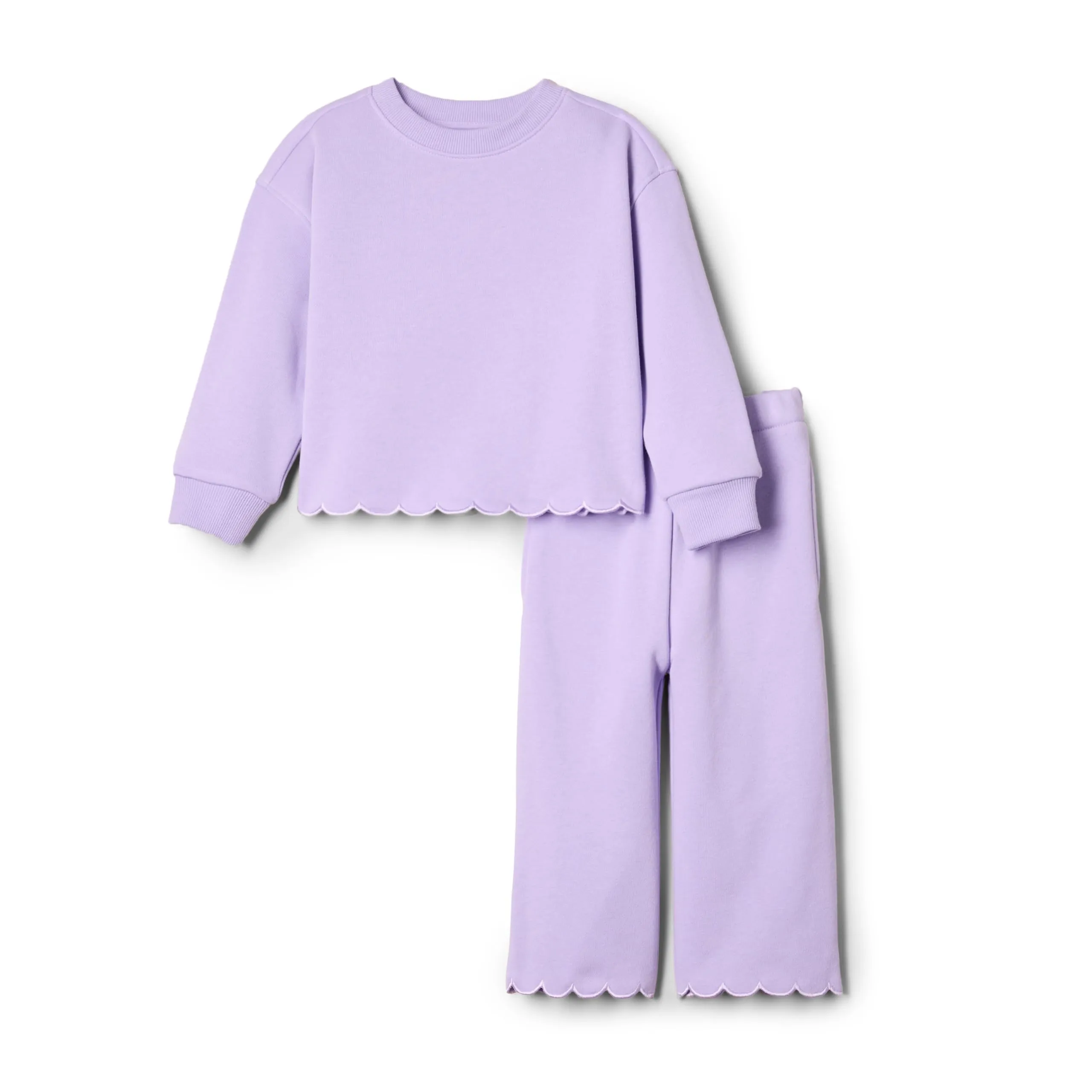 Amazon Essentials Sofia Grainge, Set di Pantaloni e Top in Spugna Francese, da Bambina, 3-6 Mesi, Colore: Lilla - immagine 1