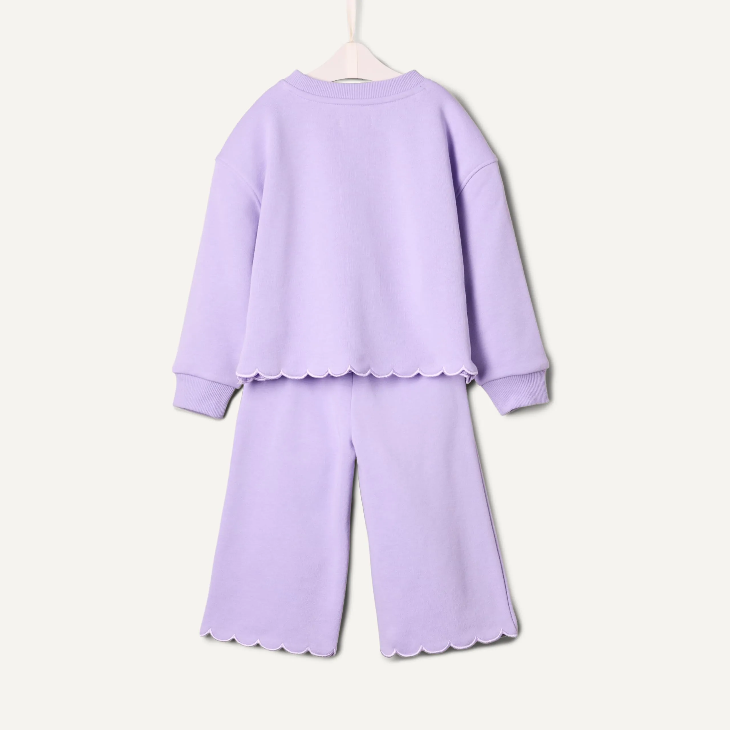 Amazon Essentials Sofia Grainge - Completo con Pantaloni e Top in Spugna Francese, da Bambina, 0-3 Mesi, Colore: Lilla - immagine 5