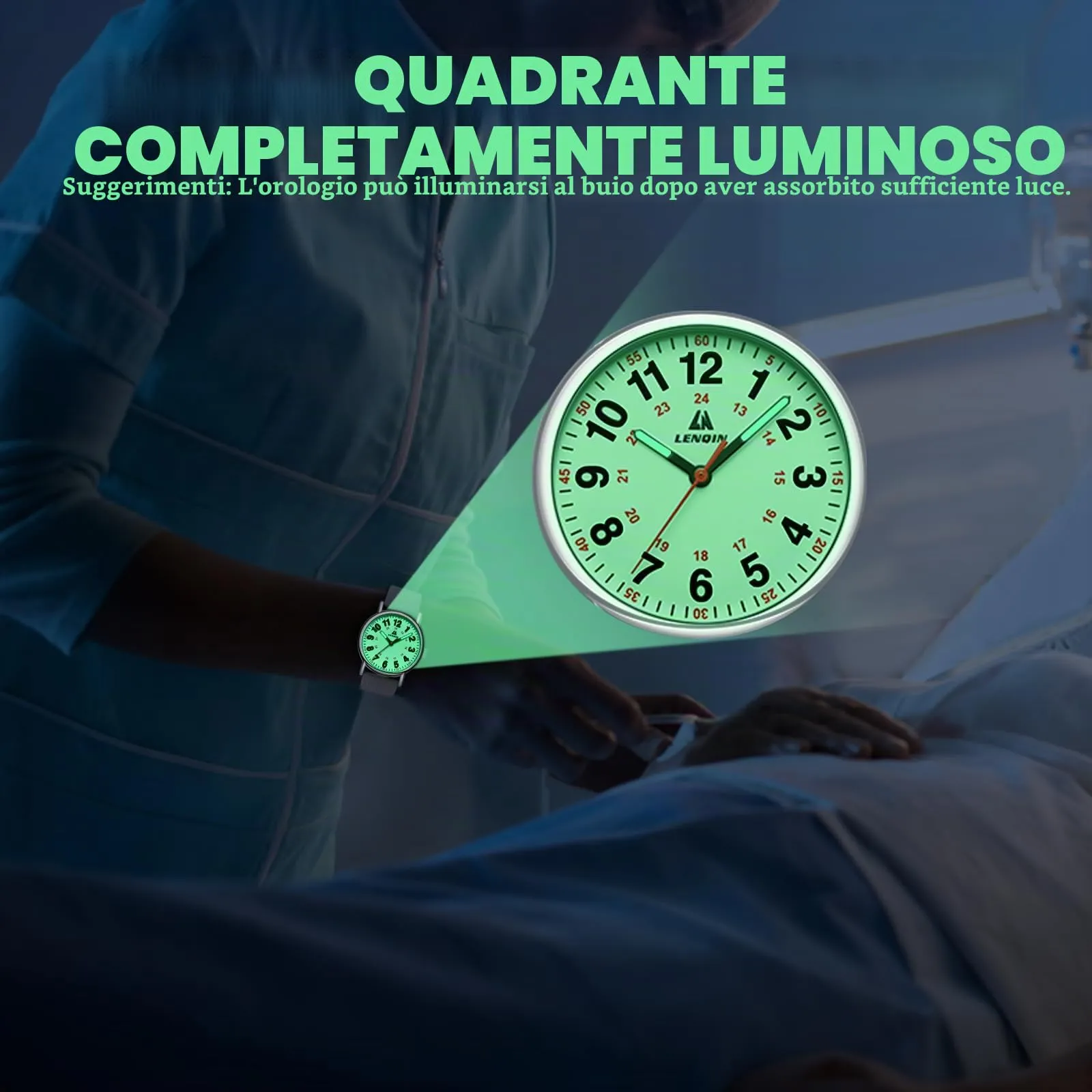 LN LENQIN Orologio Uomo Orologi Analogici Al Quarzo Per Orologi Da Polso Impermeabili Orologio Casual Da Uomo Di Design Con Data - immagine 4