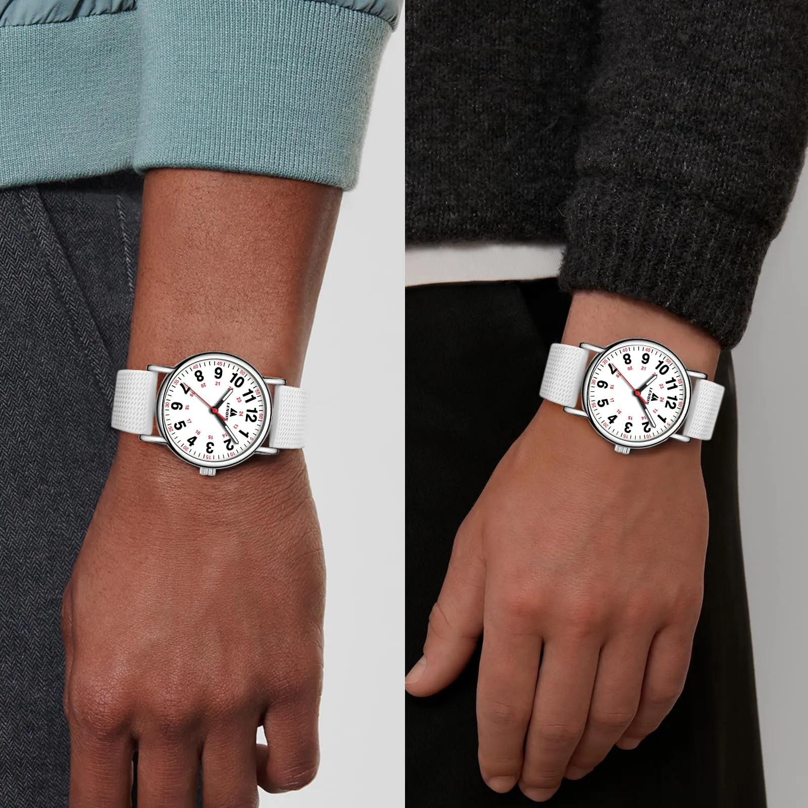 LN LENQIN Orologio Uomo Orologi Analogici Al Quarzo Per Orologi Da Polso Impermeabili Orologio Casual Da Uomo Di Design Con Data - immagine 8