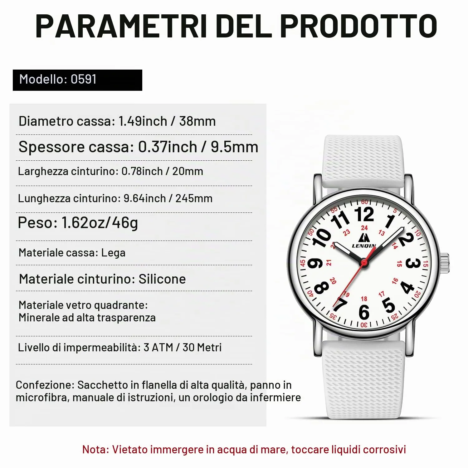 LN LENQIN Orologio Uomo Orologi Analogici Al Quarzo Per Orologi Da Polso Impermeabili Orologio Casual Da Uomo Di Design Con Data - immagine 9