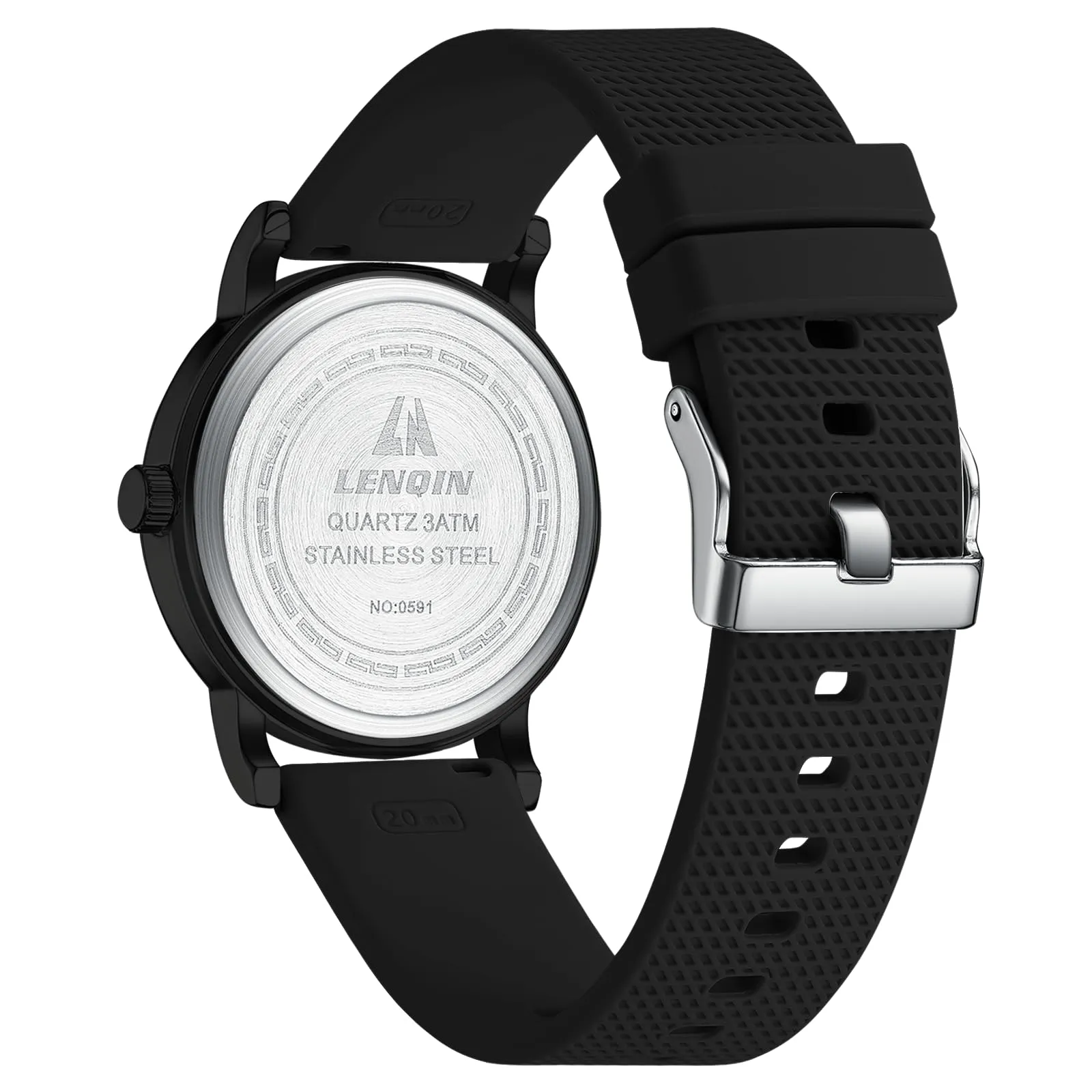 LN LENQIN Orologio Uomo Orologi Analogici Al Quarzo Per Orologi Da Polso Impermeabili Orologio Casual Da Uomo Di Design Con Data - immagine 2