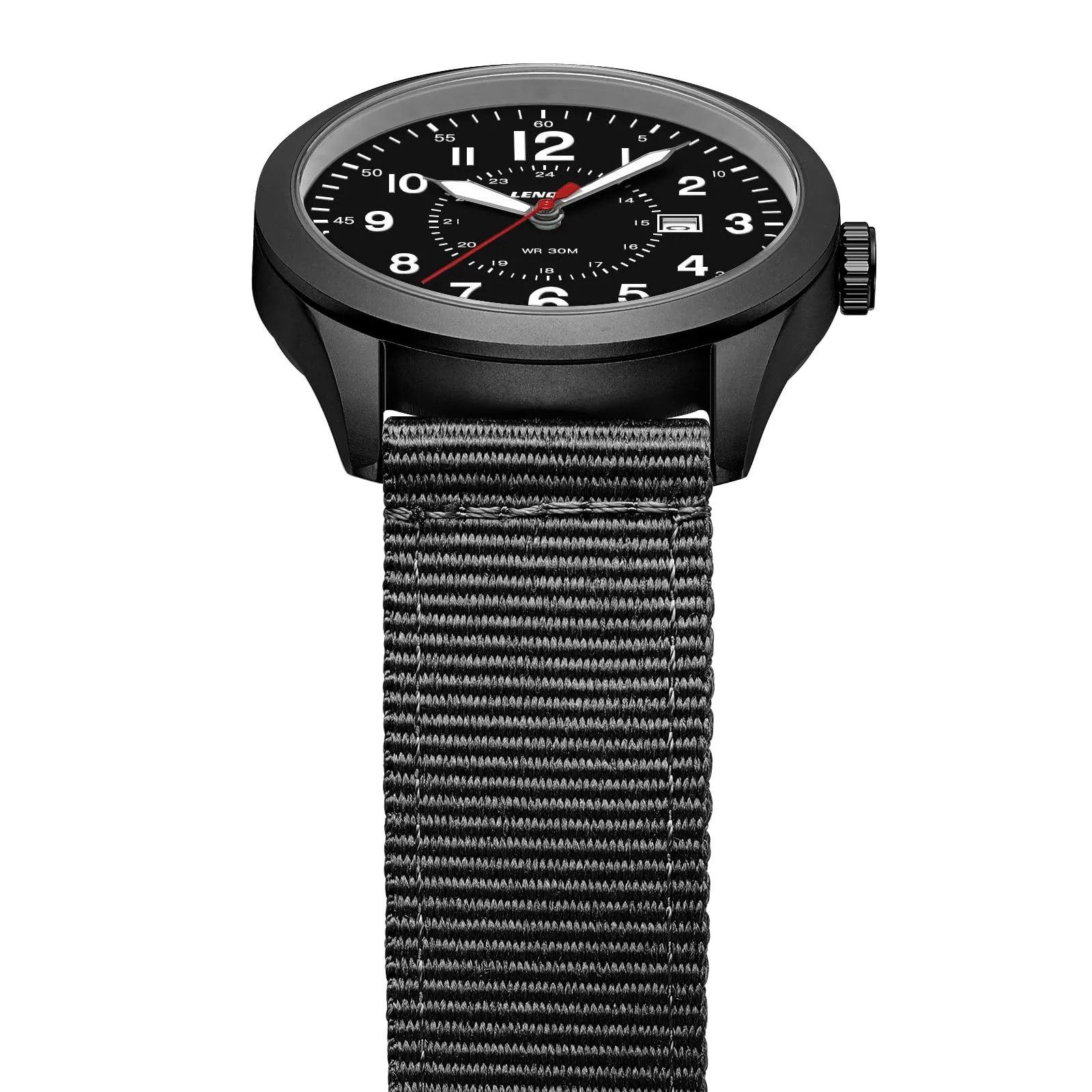 LN LENQIN Orologio Uomo Militare Analogico Quarzo Impermeabile - immagine 4