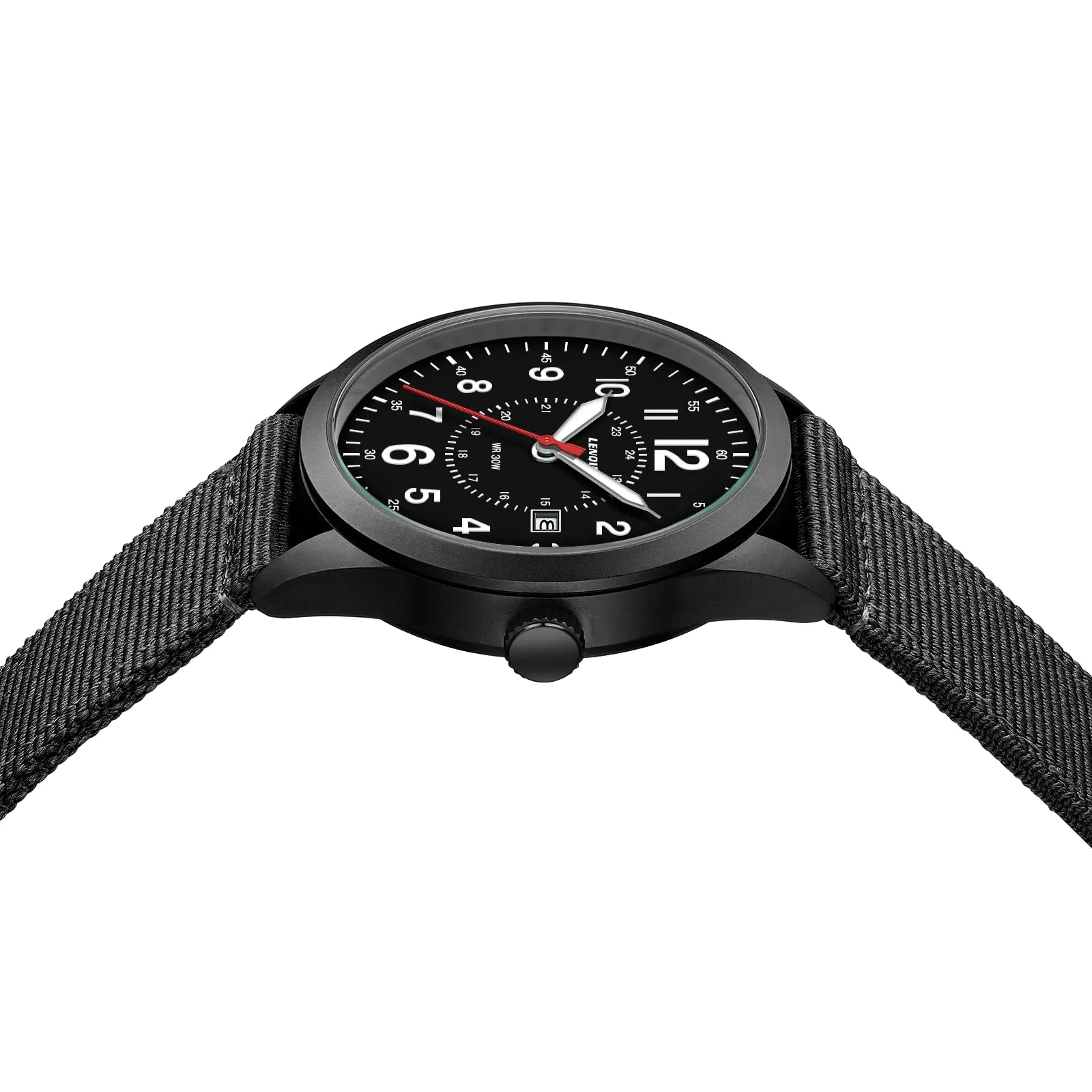 LN LENQIN Orologio Uomo Militare Analogico Quarzo Impermeabile - immagine 5