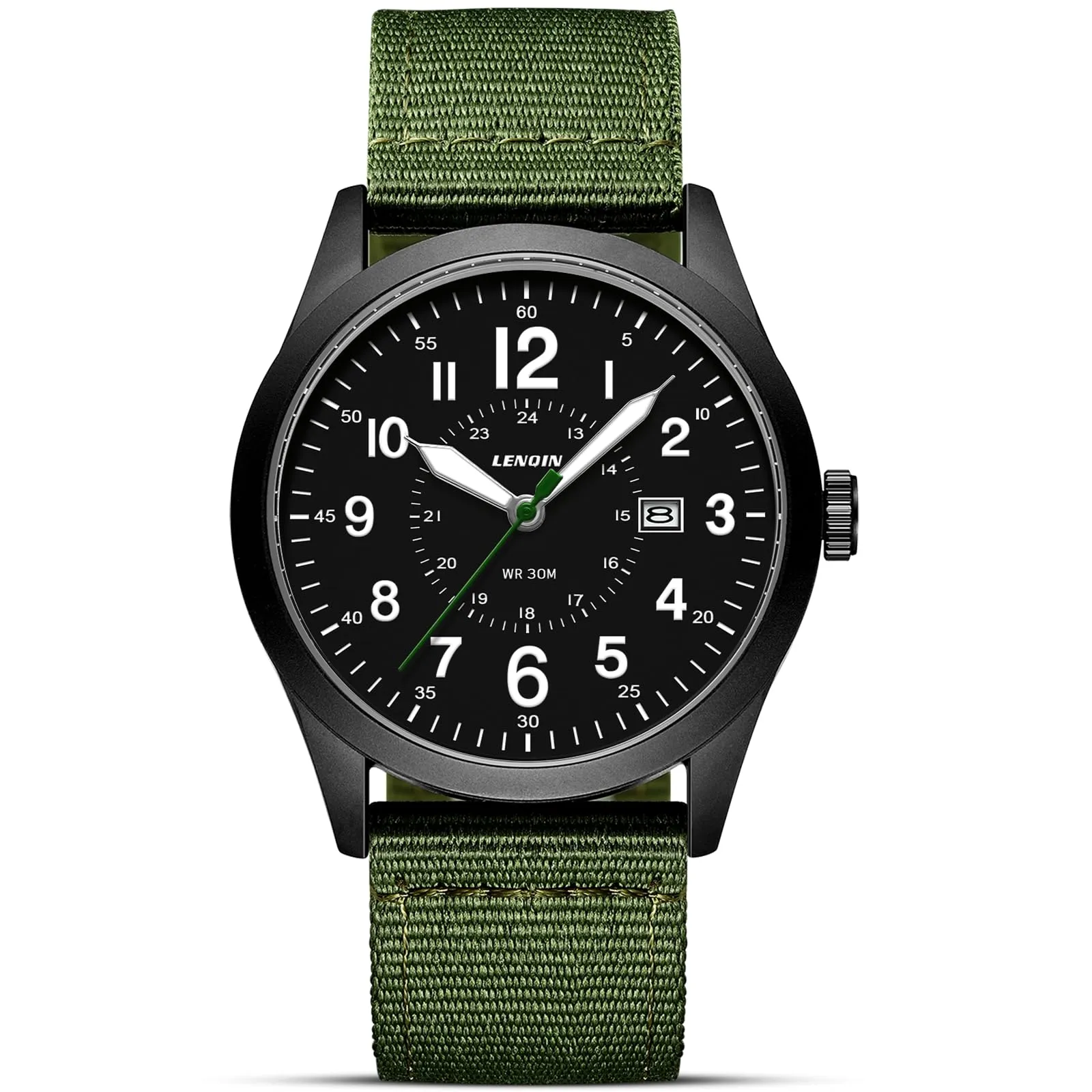 LN LENQIN Orologio Uomo Militare Analogico Quarzo Impermeabile - immagine 1
