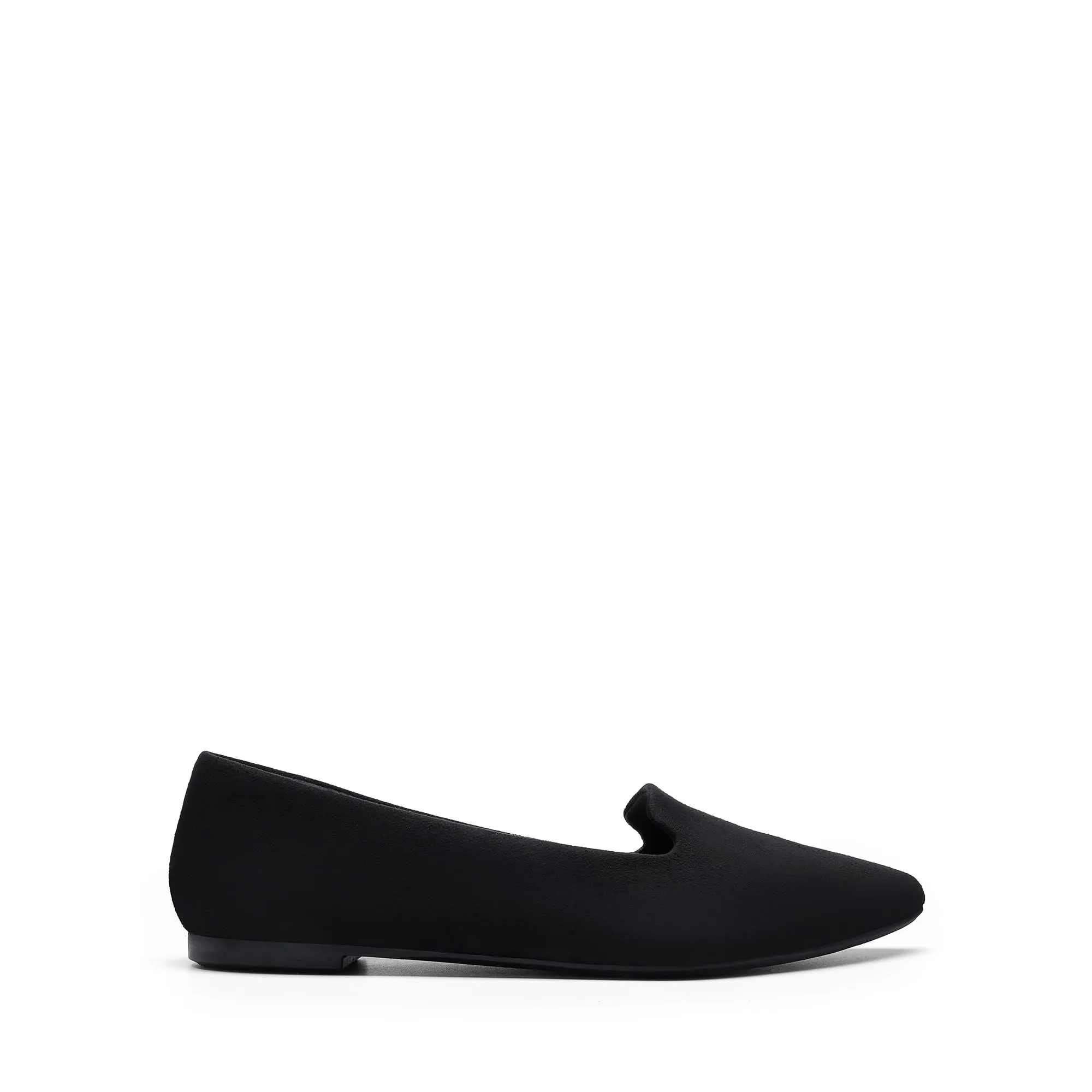 DREAM PAIRS Ballerine Punta Donna Lavoro,Nero,40.5 - immagine 4