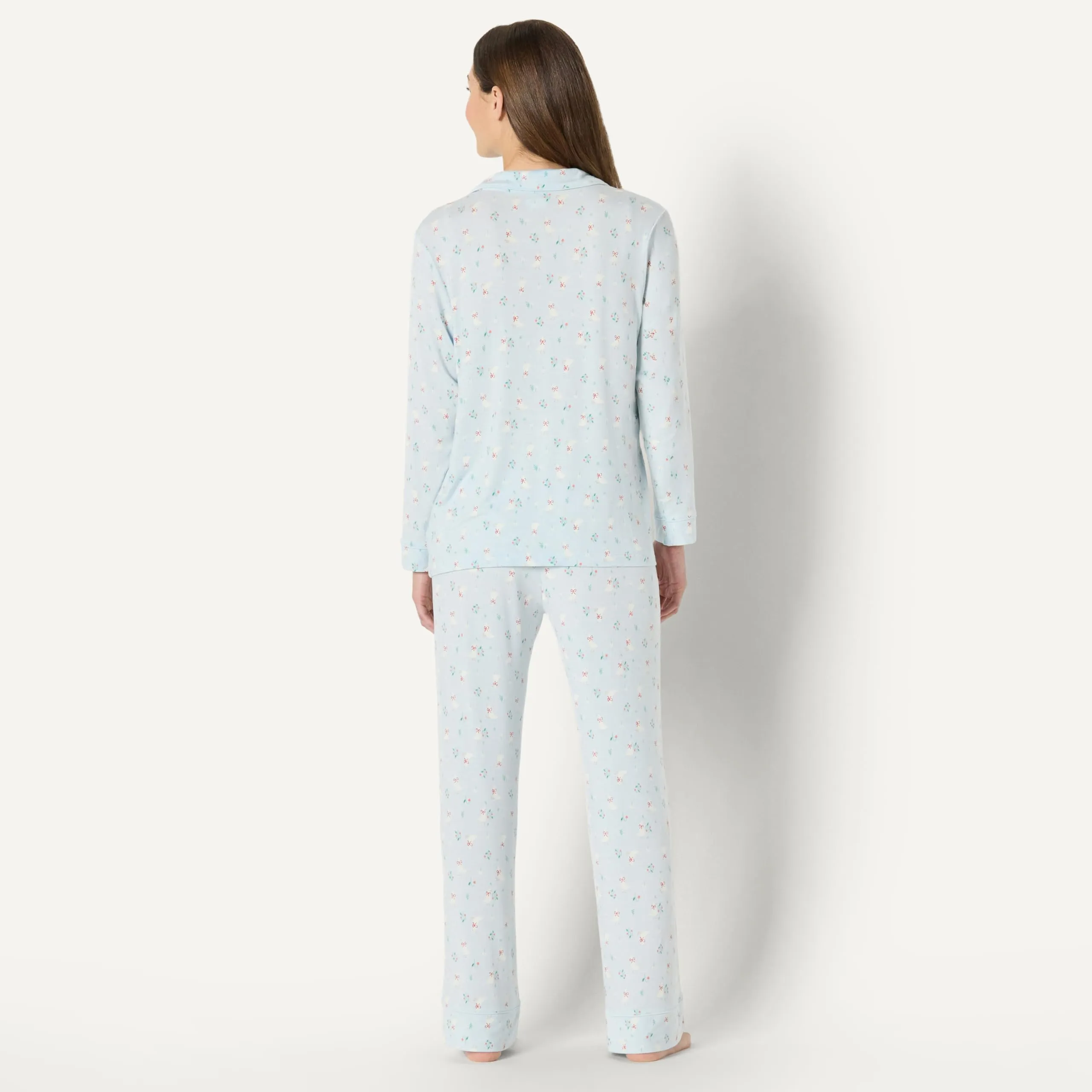 Amazon Essentials x Sofia Grainge Set Pigiama Donna, Blu Chiaro Oche, XL - immagine 5