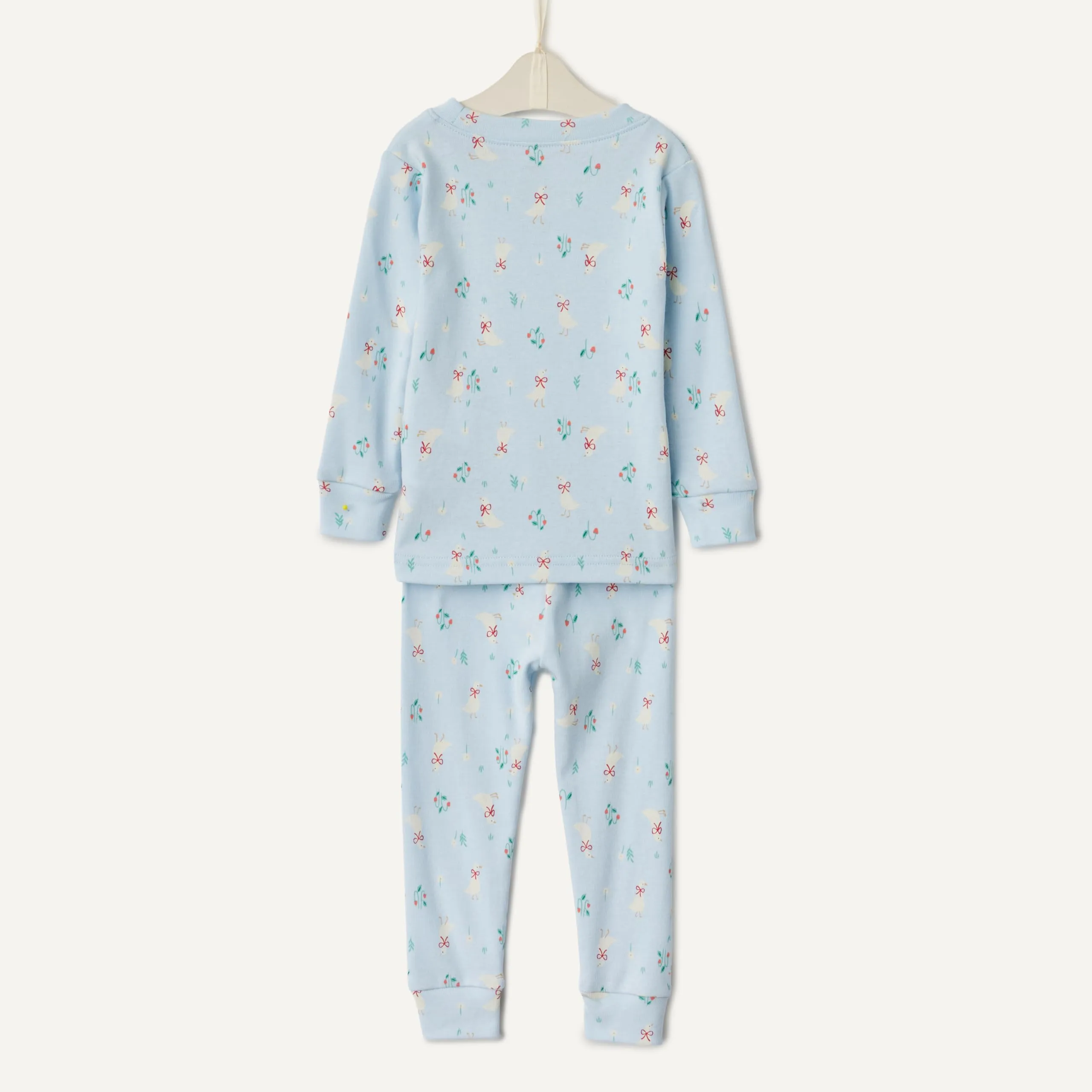 Amazon Essentials x Sofia Grainge Pigiami in Cotone Aderenti Bimbo, Pacco da 2, Blu Chiaro Oche, 12 Mesi - immagine 5