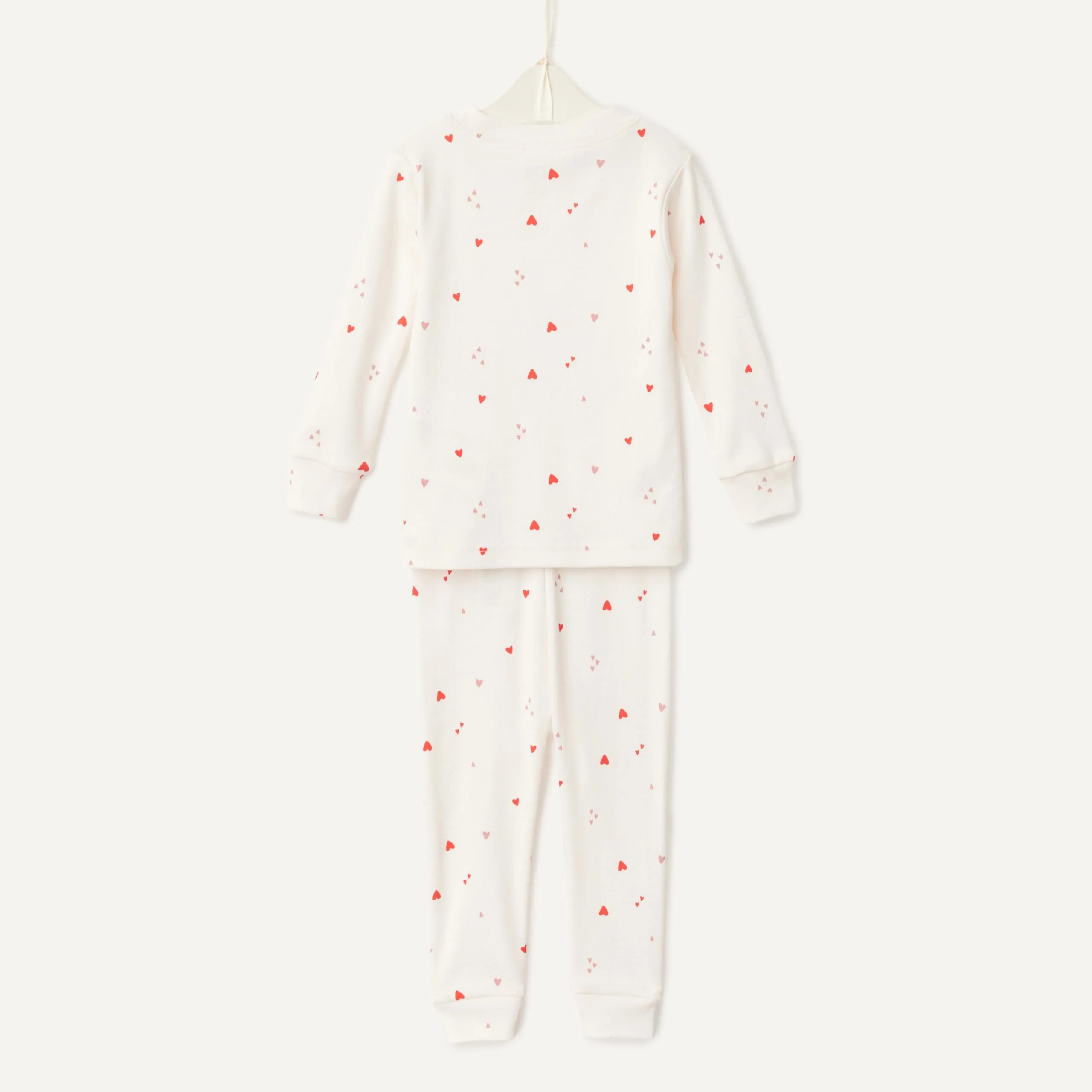 Amazon Essentials x Sofia Grainge Pigiami in Cotone Aderenti Unisex Bambini e Ragazzi, Pacco da 2, Cuori Multipli/Rosato, 4 Anni - immagine 5