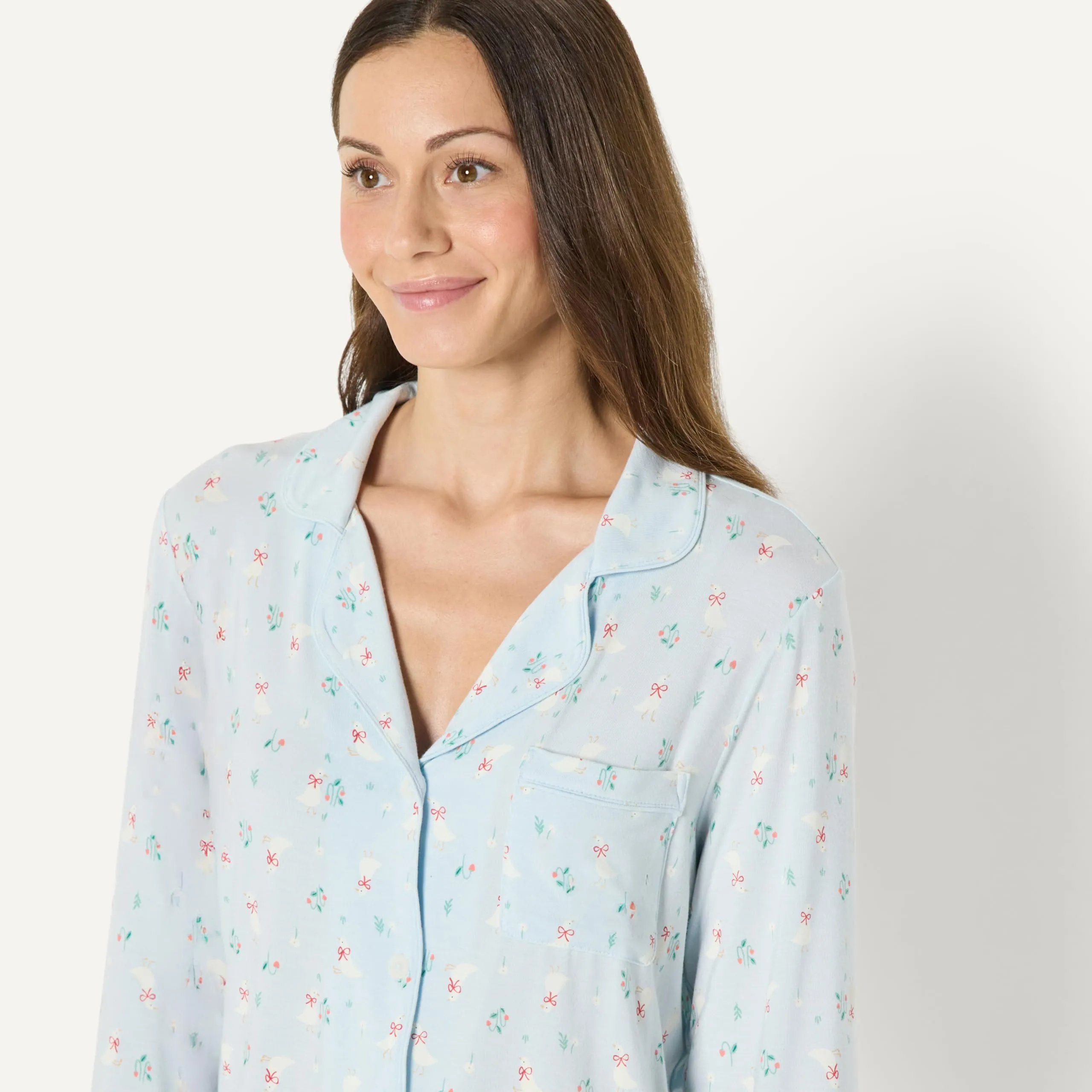 Amazon Essentials x Sofia Grainge Set Pigiama Donna, Blu Chiaro Oche, M - immagine 3