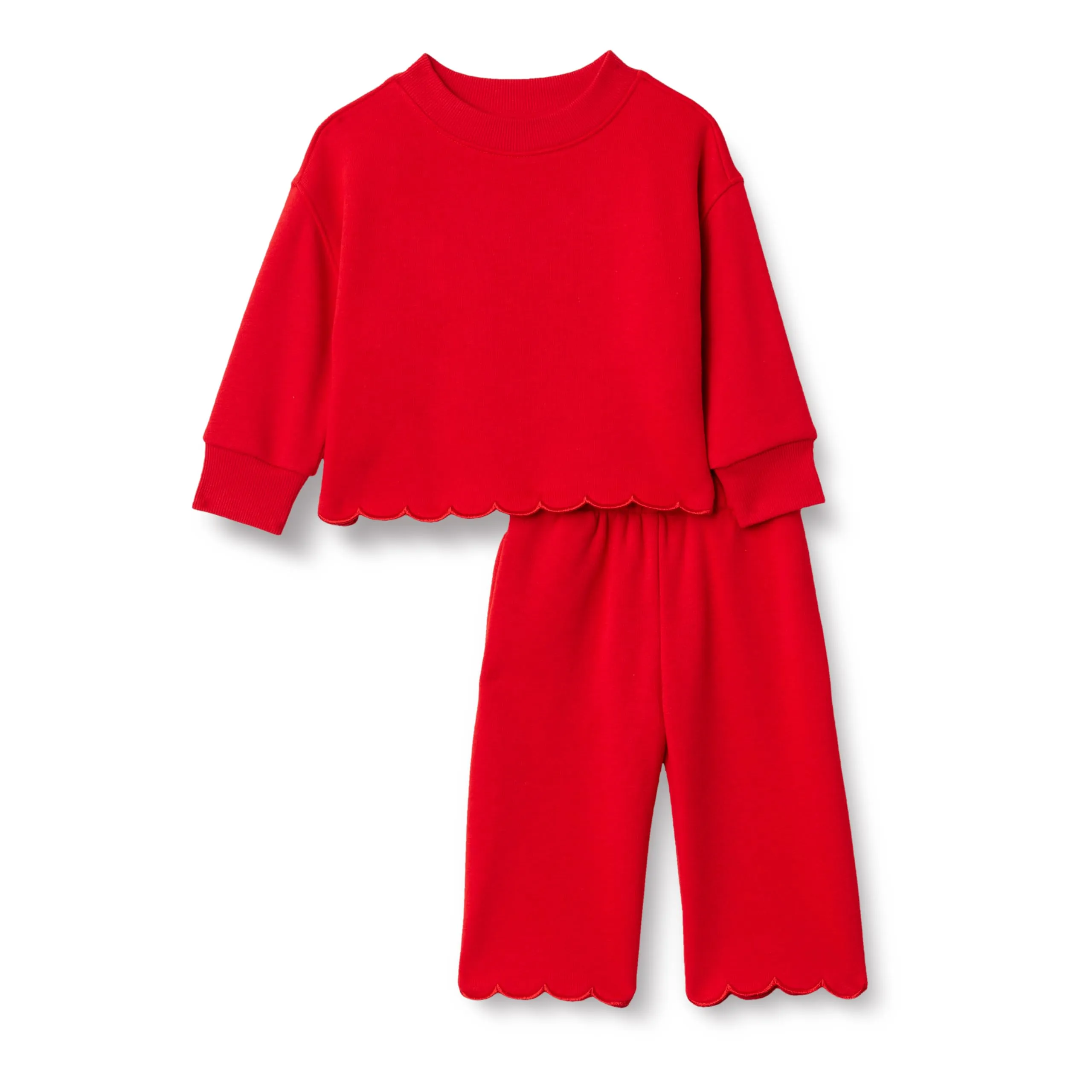 Amazon Essentials x Sofia Grainge Set Pantaloni E Top In Spugna Bimba, Rosso, 0-3 mesi - immagine 1