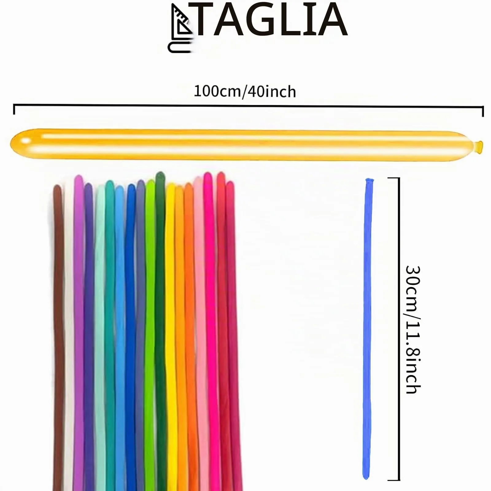 AUNGKWANG 100 Pezzi Palloncini Modellabili, Colorato Magici Palloncini Lattice, Lungo Palloncinis, MagiciPalloncini per Feste, Compleanni, Matrimoni Decorazione, Anniversari Decorazione - immagine 2