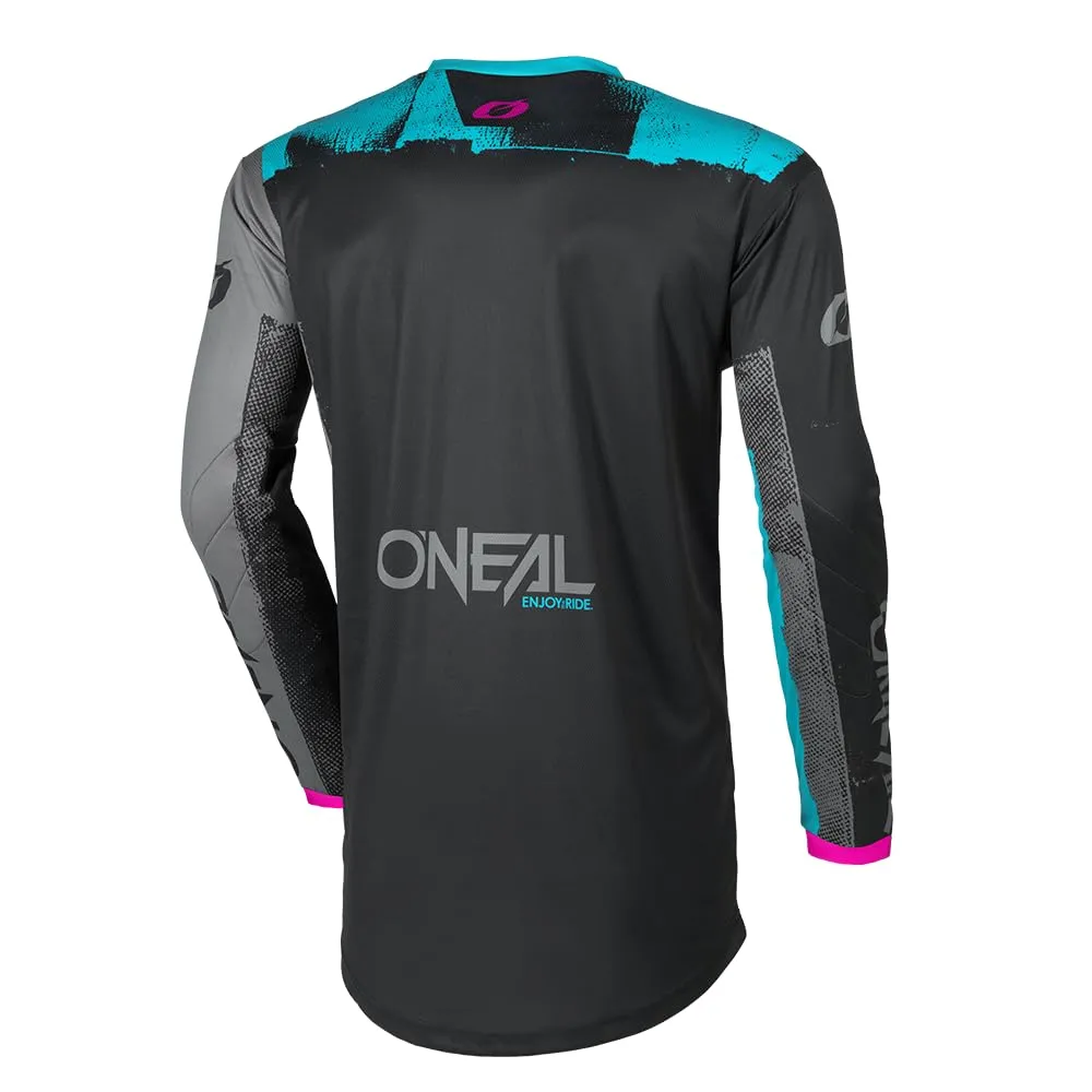 O'Neal Element Jersey Roller Element Jersey da Donna (Confezione da 1), Nero/Ciano, XXL - immagine 6