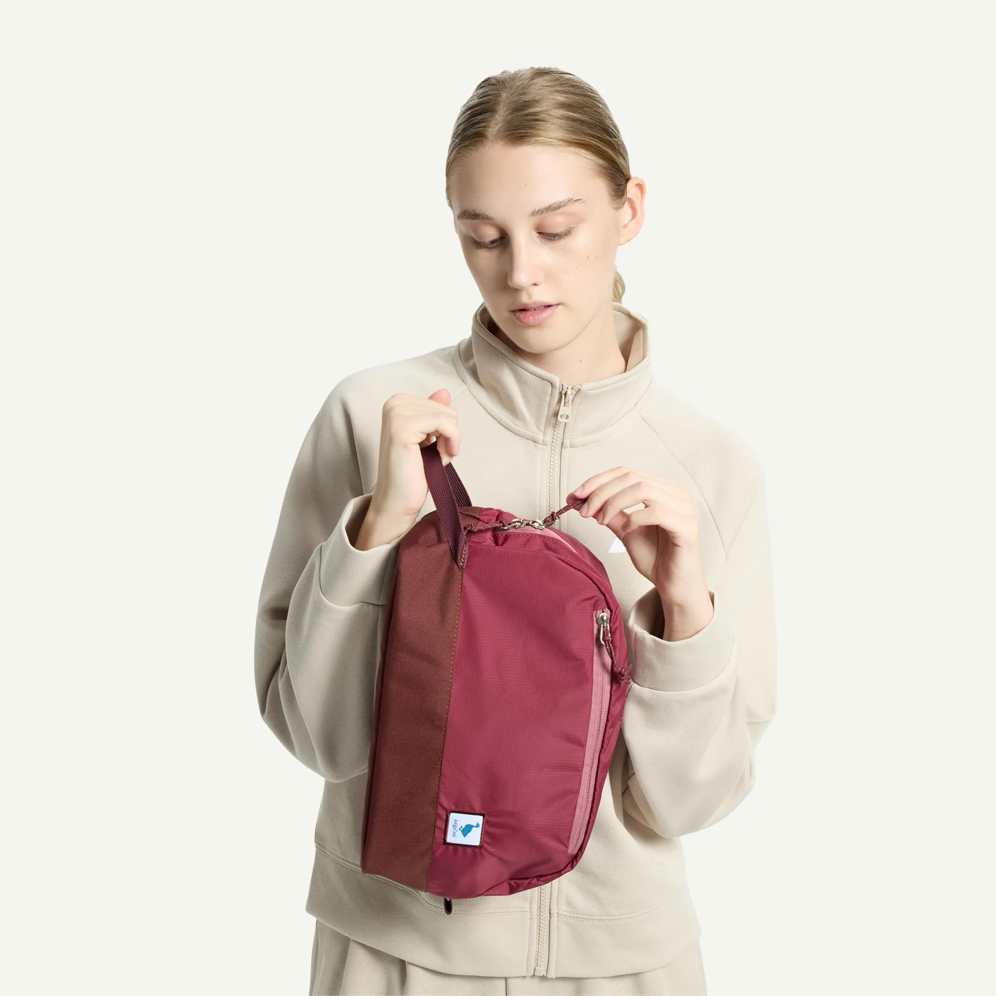 Borsa da viaggio per articoli igienici 8L, borsa lavaggio grande con scomparto umido/secco in TPU impermeabile - immagine 2