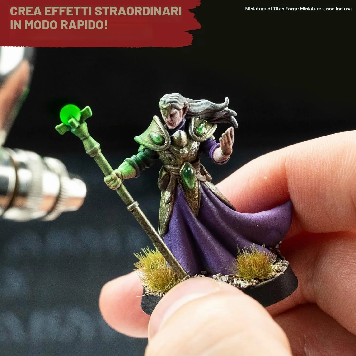 The Army Painter, Air Triads Deathly + Drab Green, 6 x 18 ml, aerografo - immagine 6