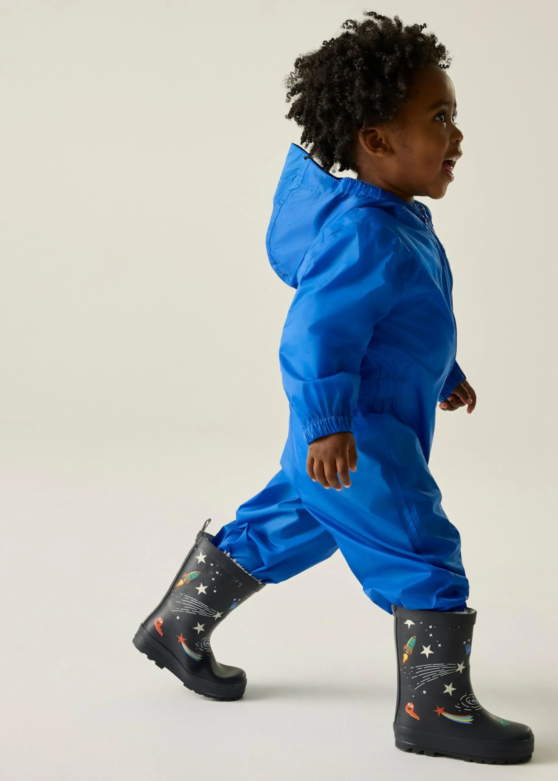 Regatta Tuta Antipioggia per Bambini Puddle Suit Impermeabile e Riflettente - immagine 2