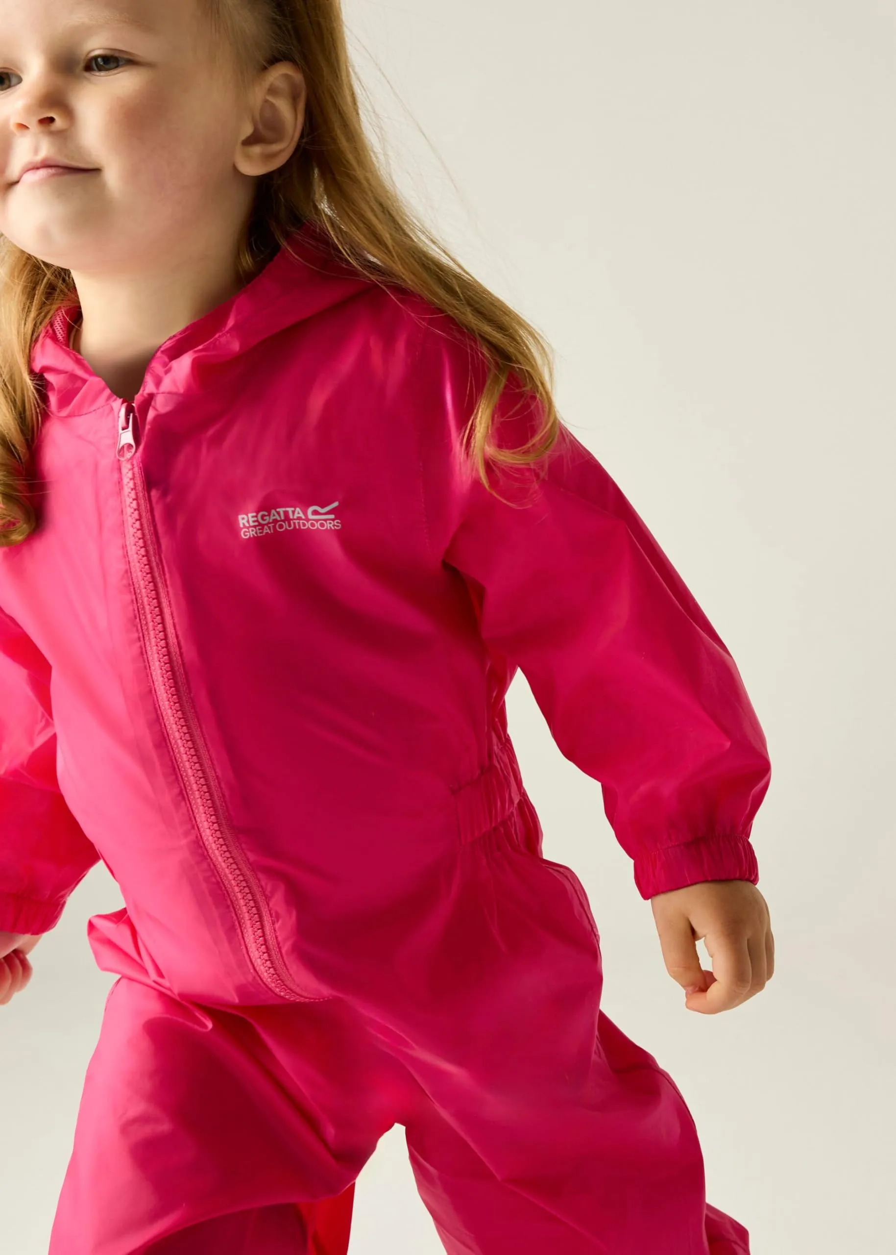 Regatta Tuta Antipioggia per Bambini Puddle Suit Impermeabile e Riflettente - immagine 6