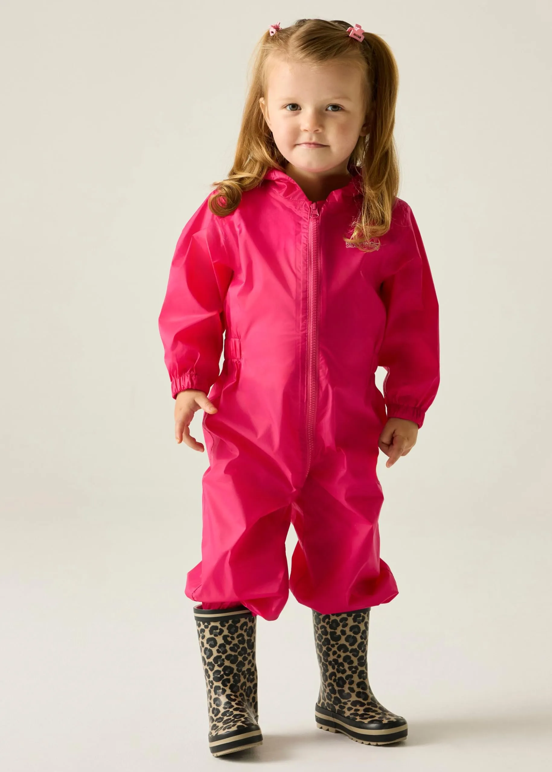 Regatta Tuta Antipioggia per Bambini Puddle Suit Impermeabile e Riflettente - immagine 2