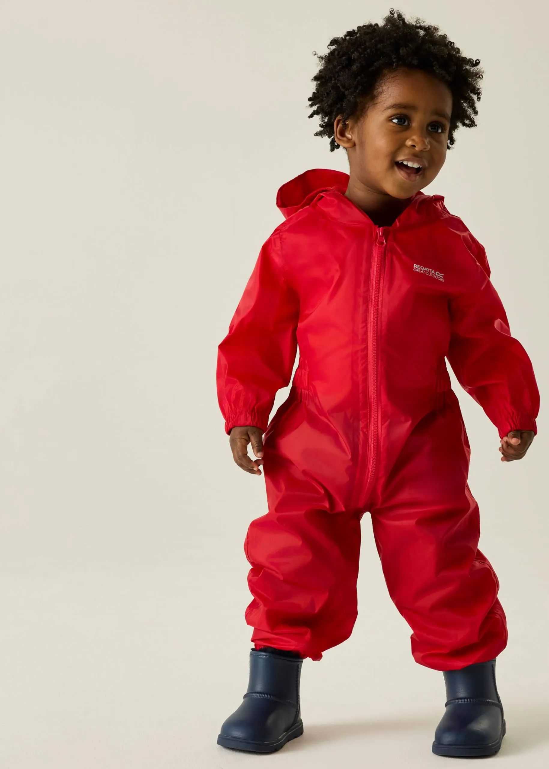 Regatta Tuta Antipioggia per Bambini Puddle Suit Impermeabile e Riflettente - immagine 2