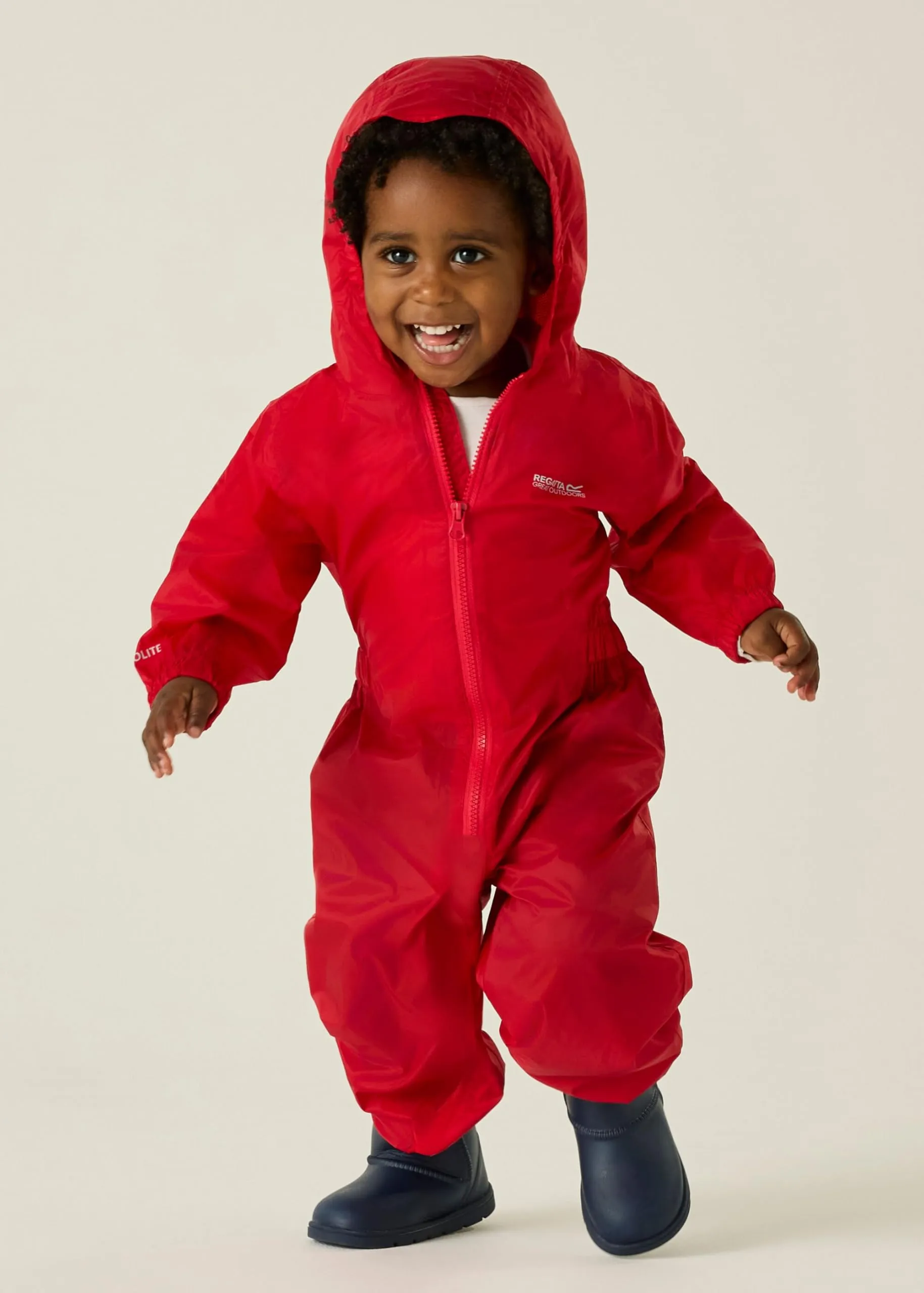 Regatta Tuta Antipioggia per Bambini Puddle Suit Impermeabile e Riflettente - immagine 5
