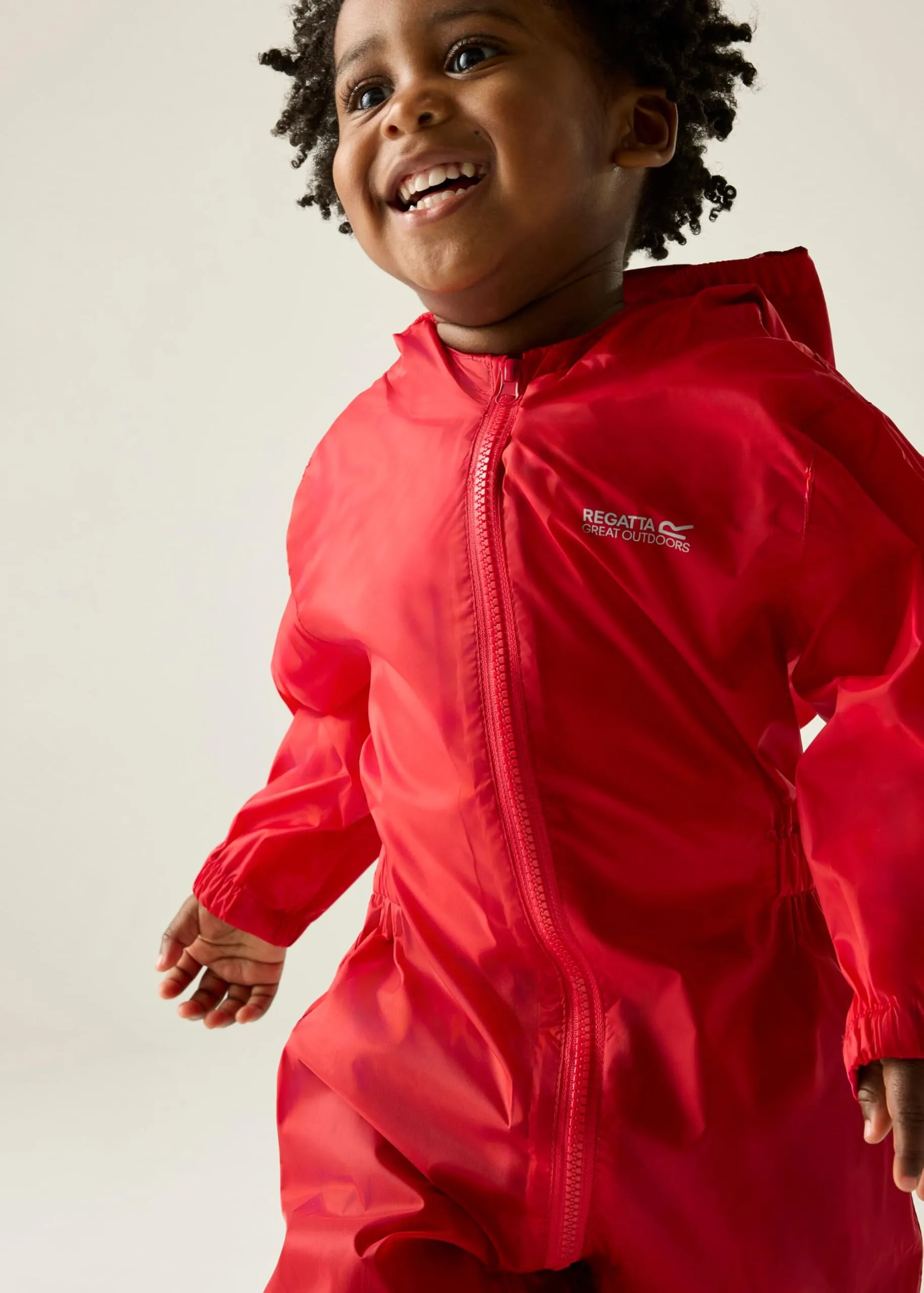Regatta Tuta Antipioggia per Bambini Puddle Suit Impermeabile e Riflettente - immagine 6