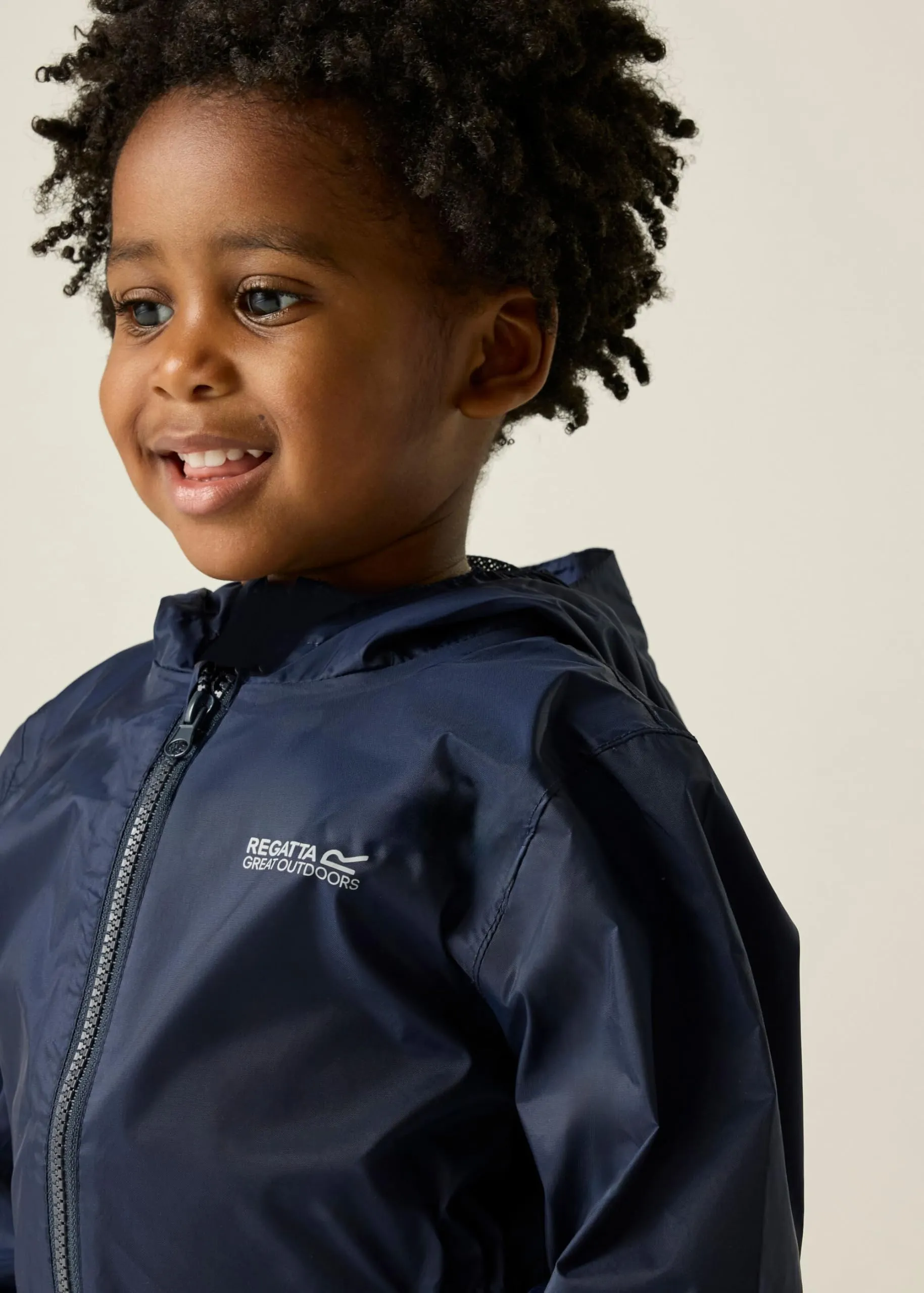 Regatta Tuta Antipioggia per Bambini Puddle Suit Impermeabile e Riflettente - immagine 5