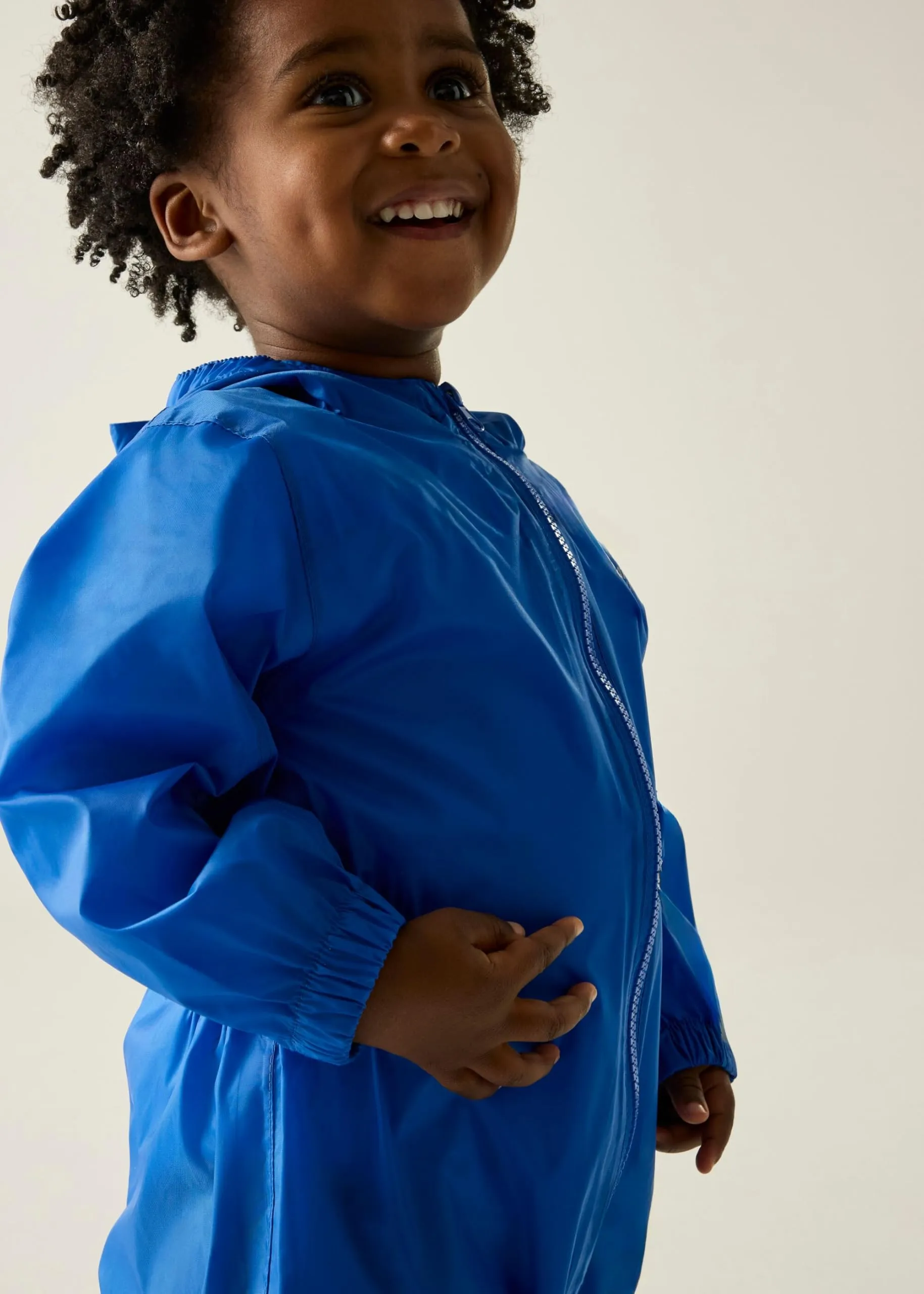 Regatta Tuta Antipioggia per Bambini Puddle Suit Impermeabile e Riflettente - immagine 6