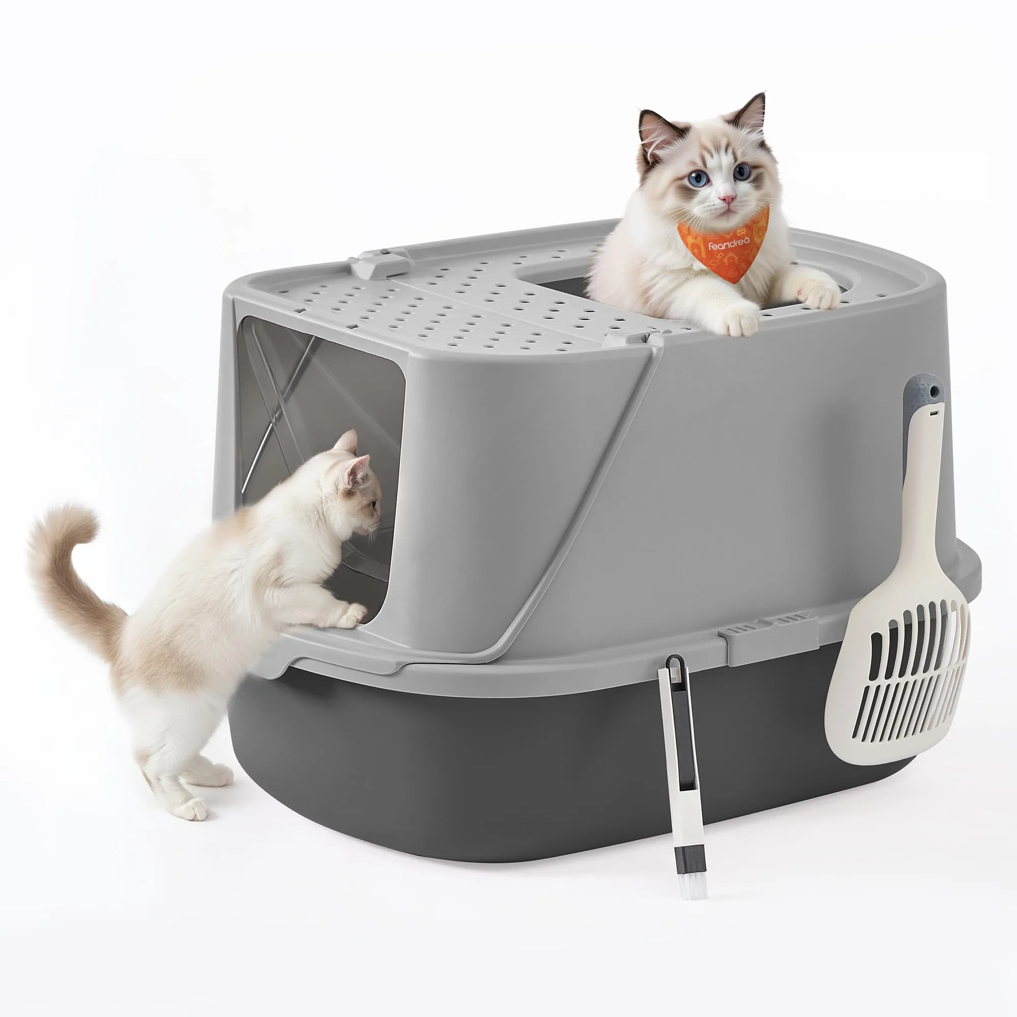 Feandrea Lettiera per Gatti XXL, Toilette per Gatti fino a 15 kg - immagine 1