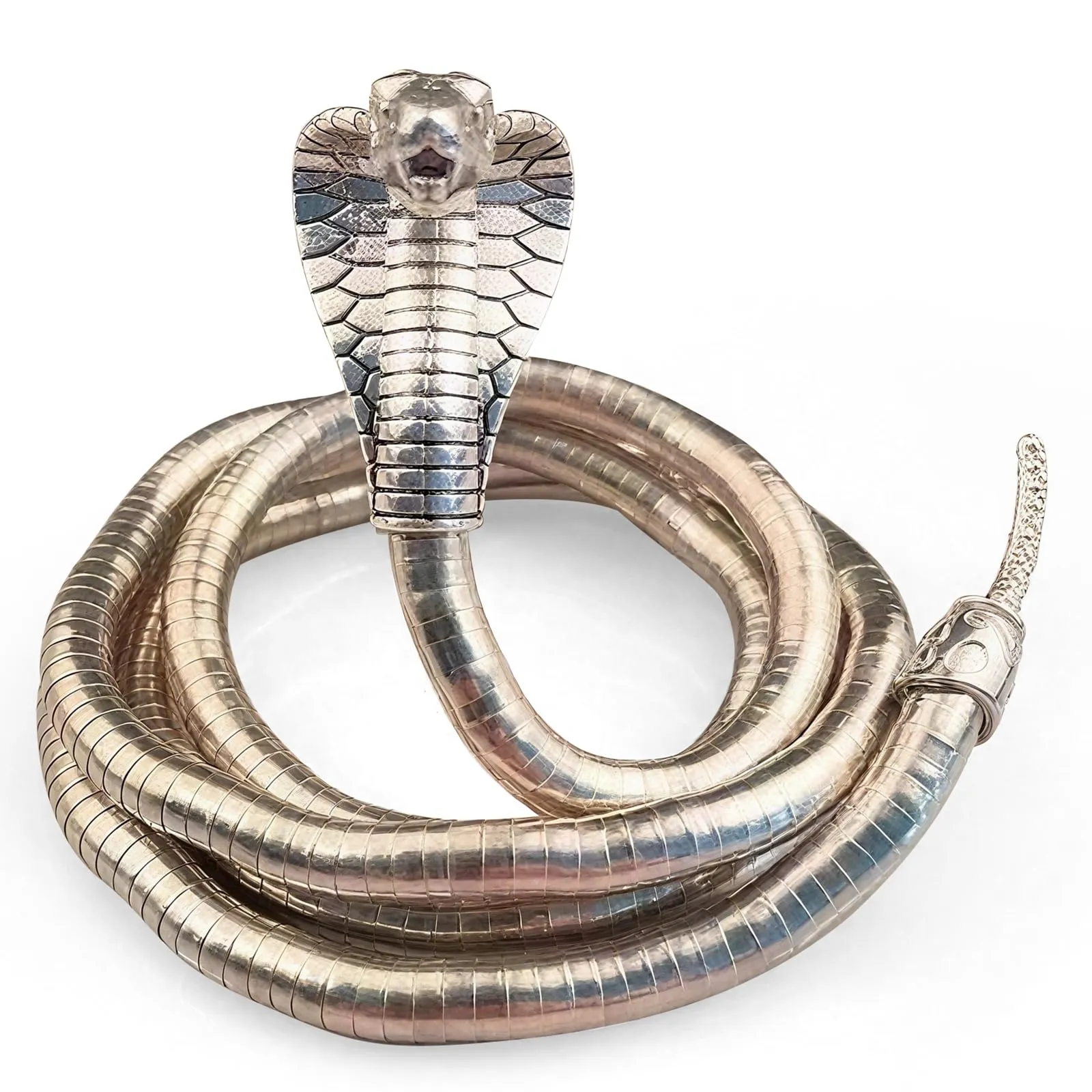 CHONGQILAO Collana a Serpente Pieghevole, Collana di Halloween Bracciale Serpente Braccialetto, Collane Femminili, Bendable Snake Necklace, Girocollo Donna Uomo, Halloween Accessori - immagine 1