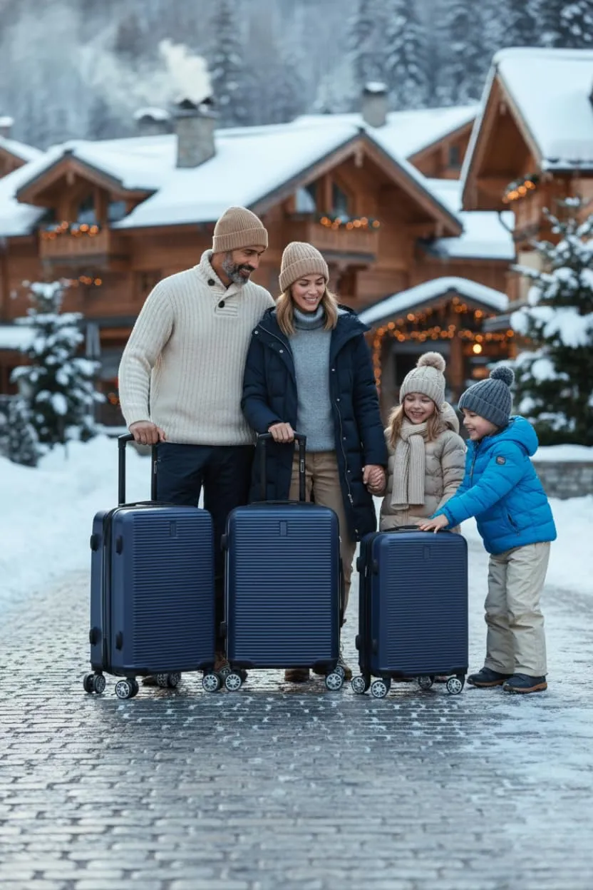 CELIMS - Set di 3 Valigie | Valigia Cabina 55 cm | Media 65 cm | Grande 75 cm - immagine 3