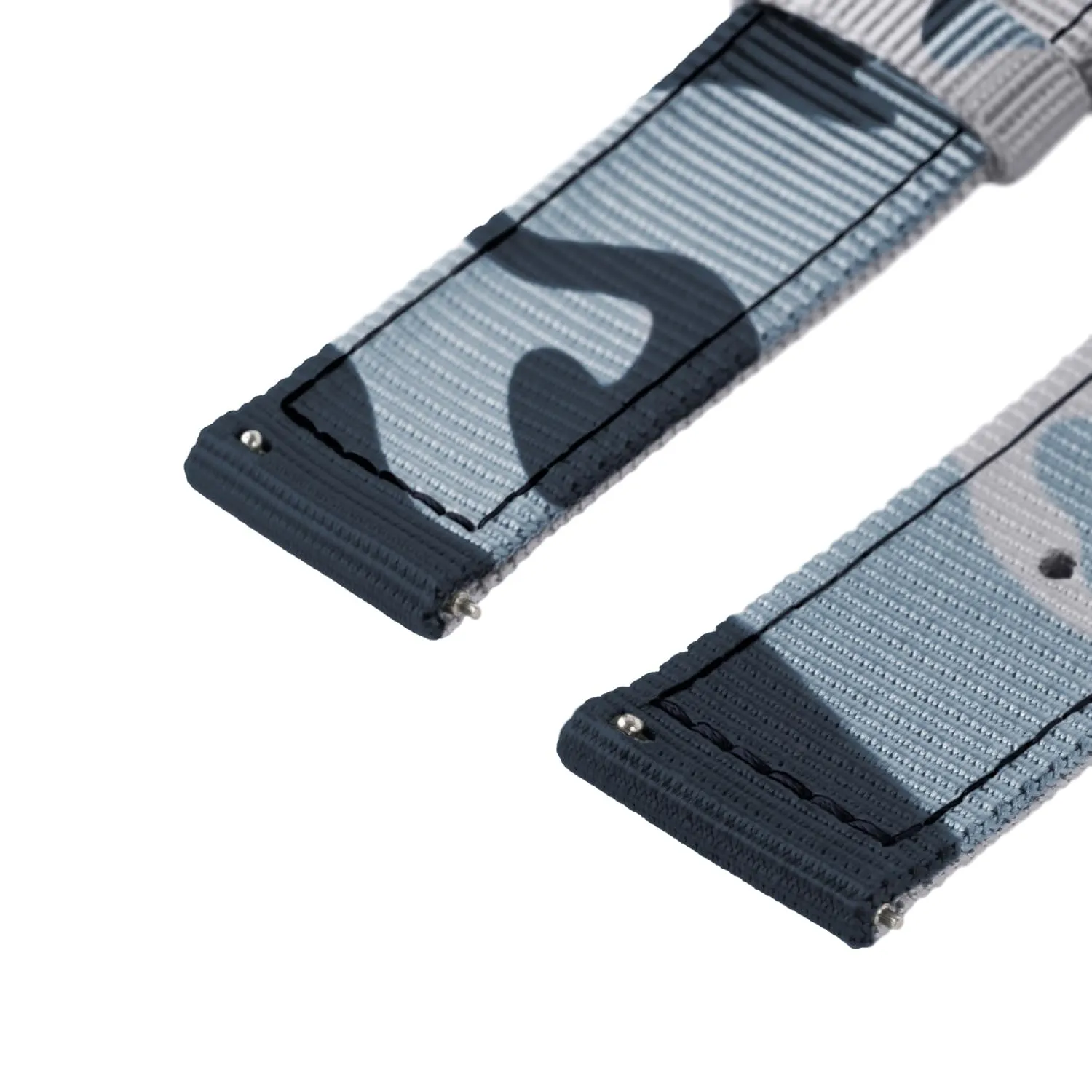 Archer Watch Straps - Cinturini in Nylon Premium a Sgancio Rapido (Mimetico Blu, 20mm) - immagine 7